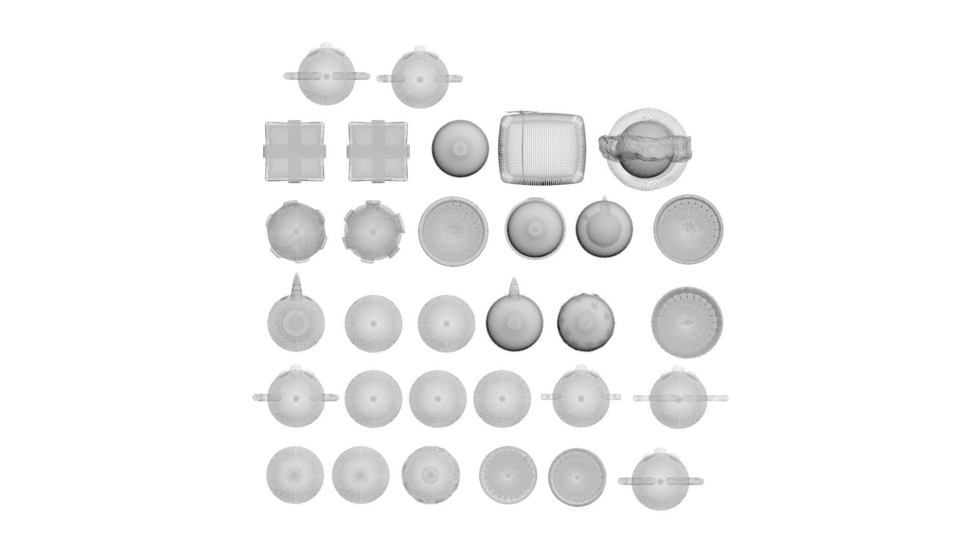 Christmas Cake Pops Set 3D model_39