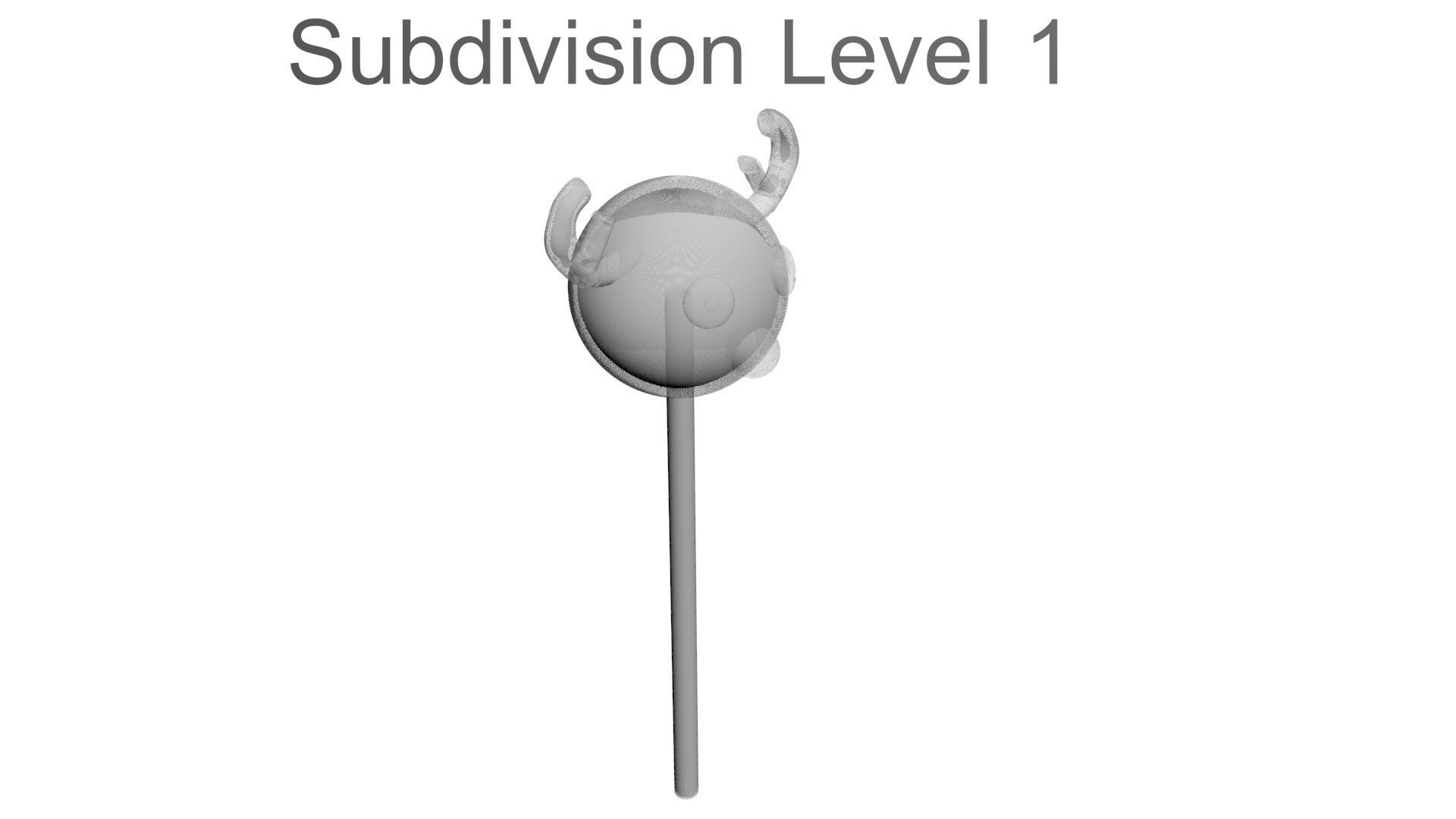 Christmas Cake Pops Set 3D model_86