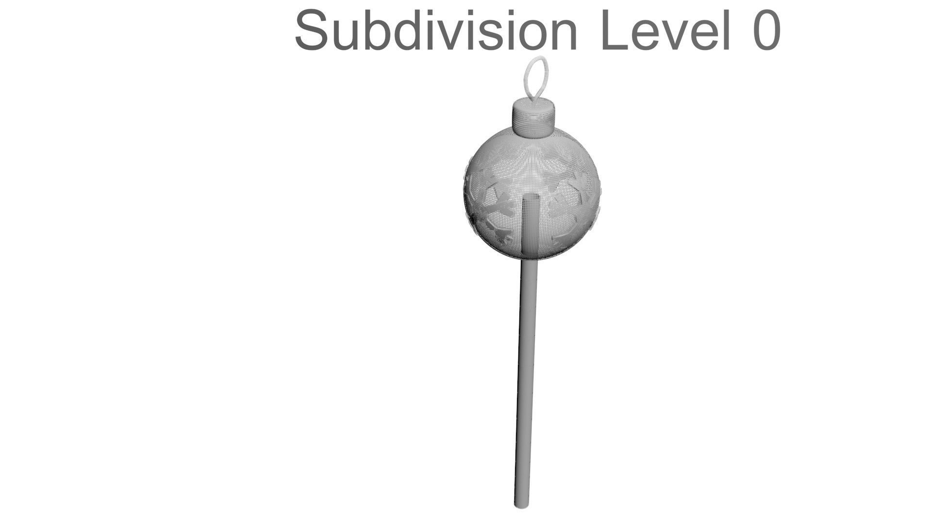 Christmas Cake Pops Set 3D model_45