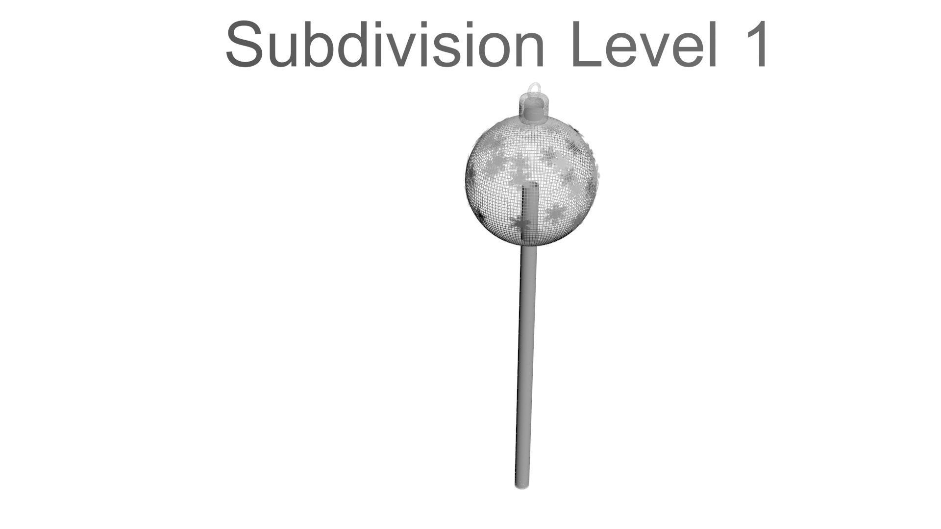 Christmas Cake Pops Set 3D model_60