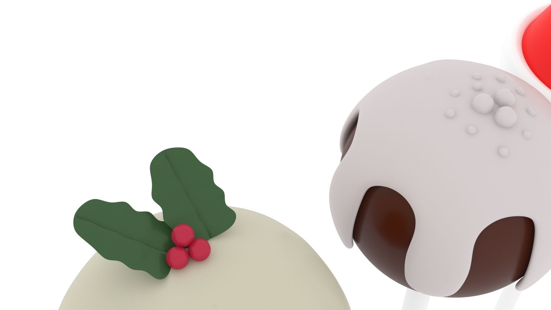 Christmas Cake Pops Set 3D model_13