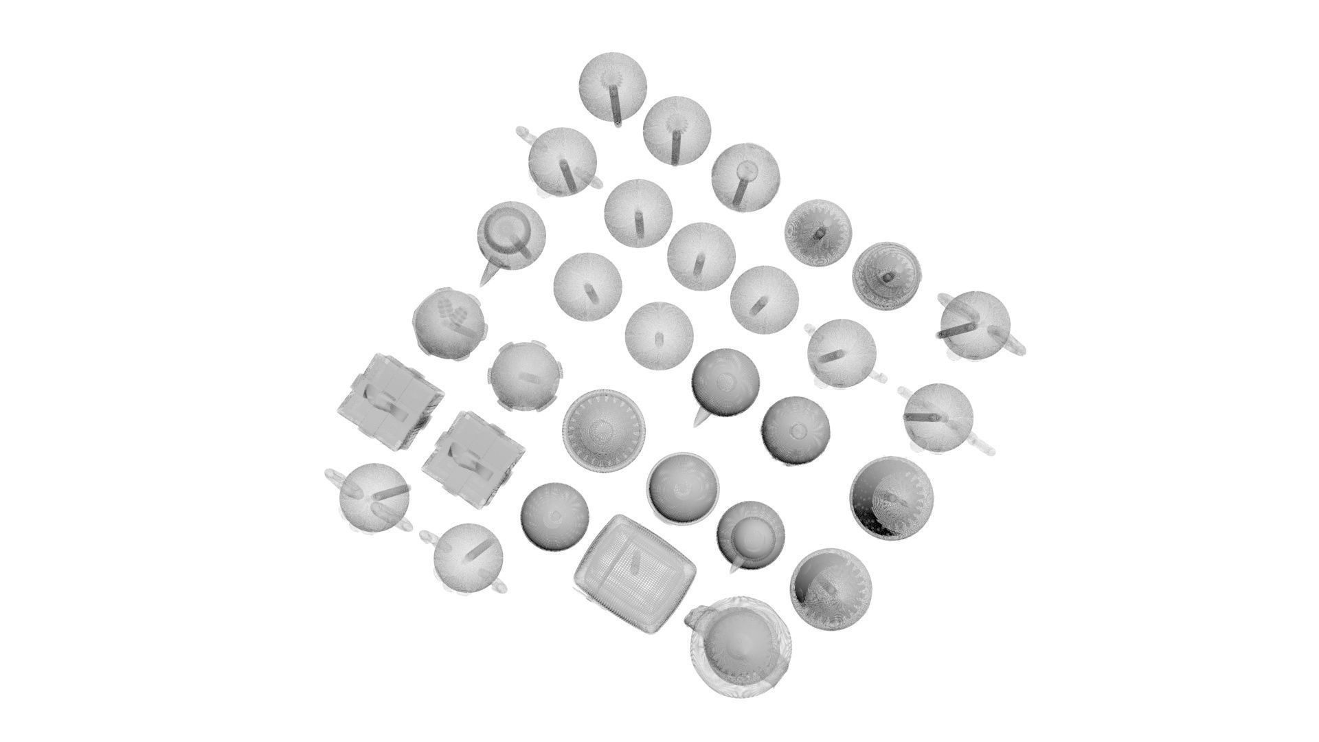 Christmas Cake Pops Set 3D model_32