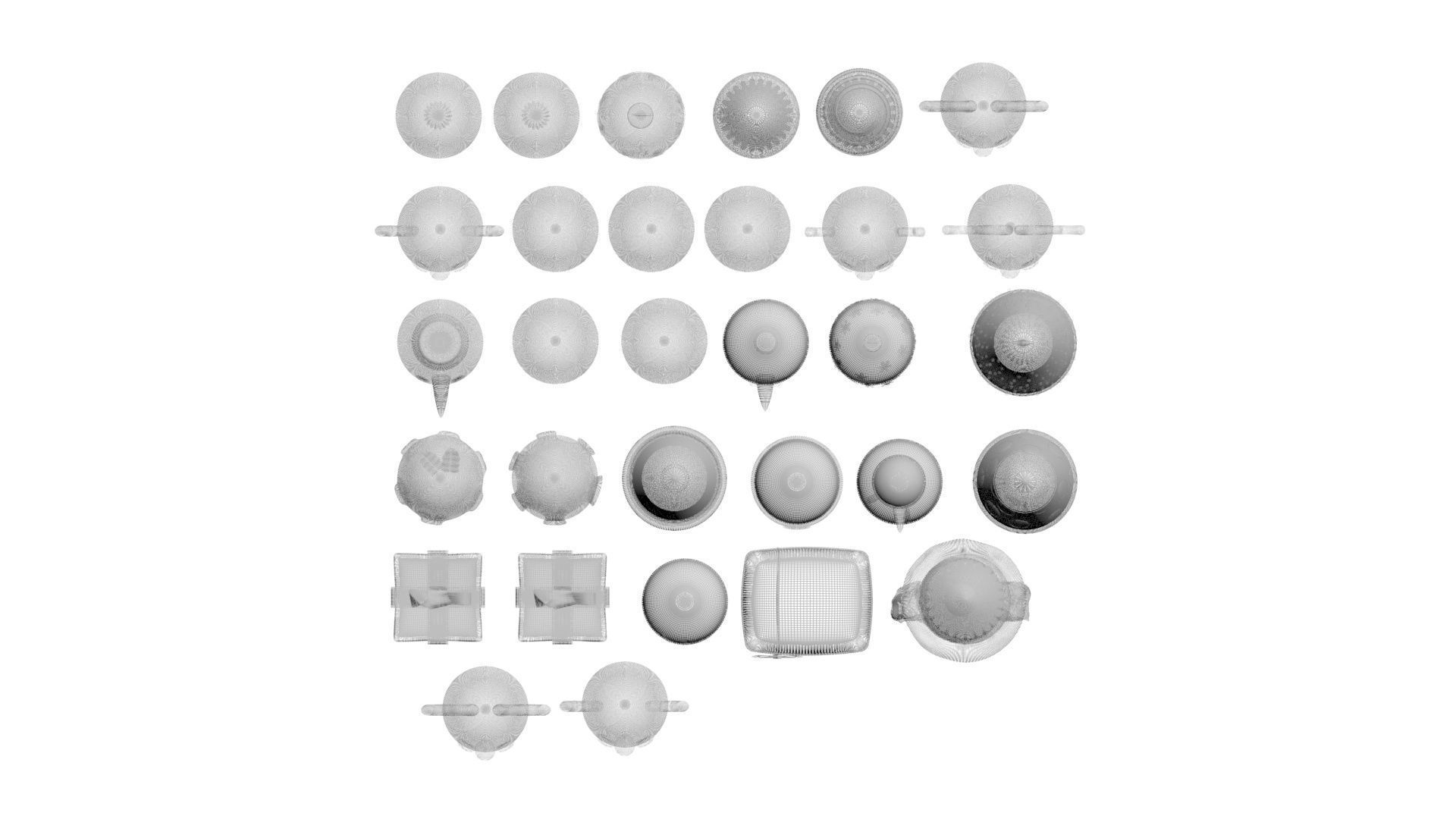 Christmas Cake Pops Set 3D model_36