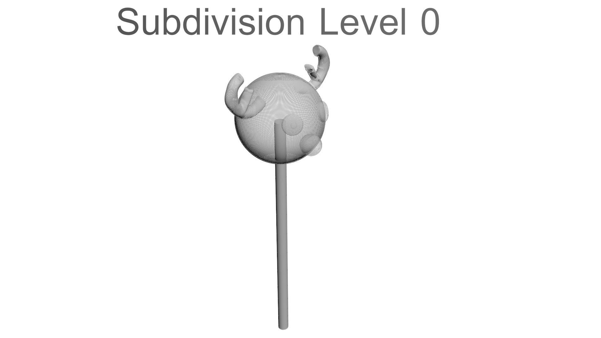 Christmas Cake Pops Set 3D model_87