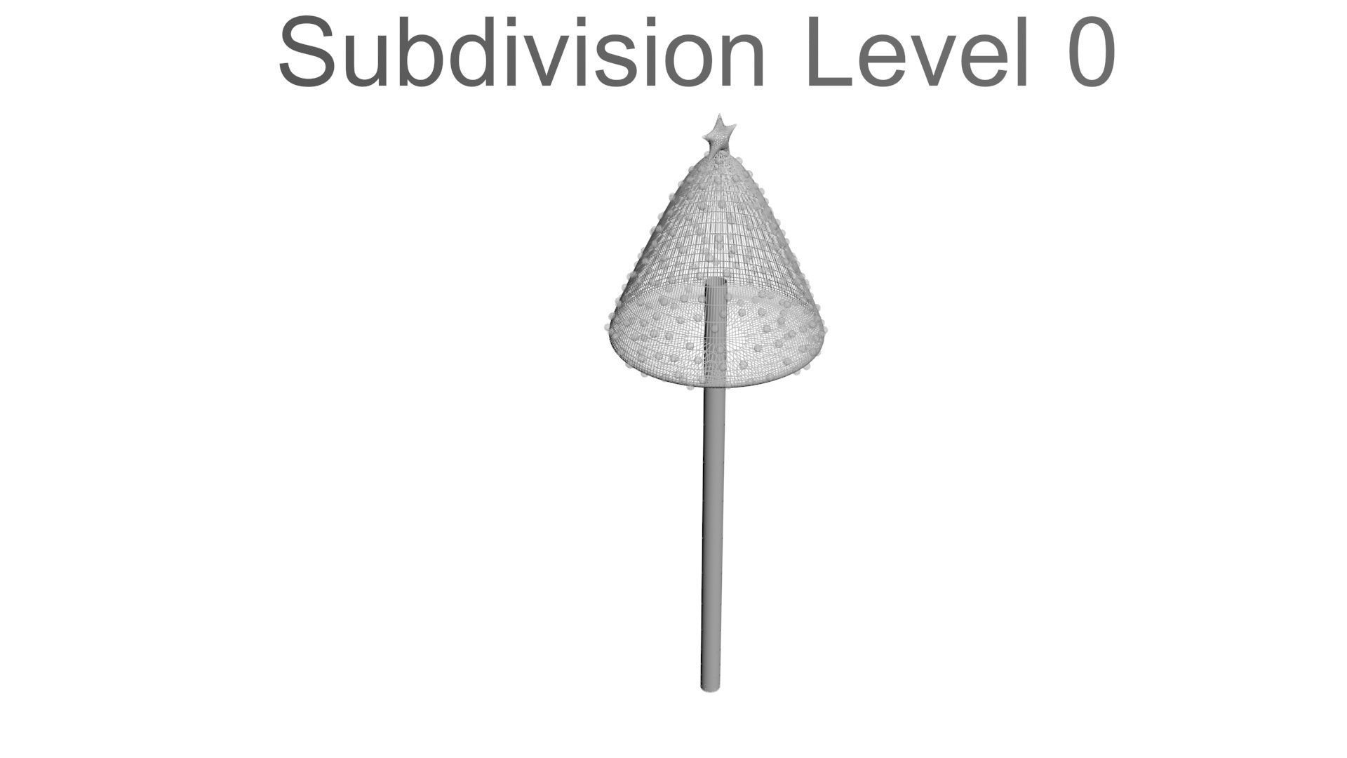 Christmas Cake Pops Set 3D model_63