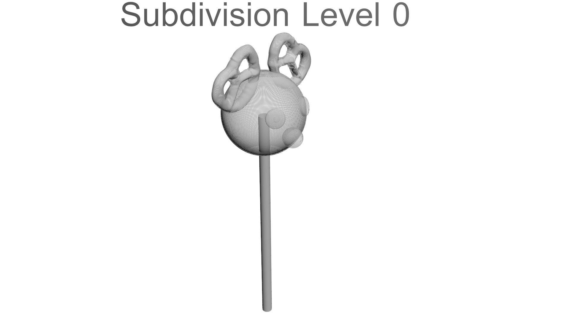 Christmas Cake Pops Set 3D model_85