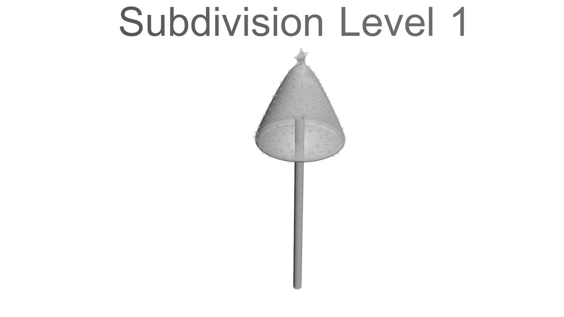 Christmas Cake Pops Set 3D model_62