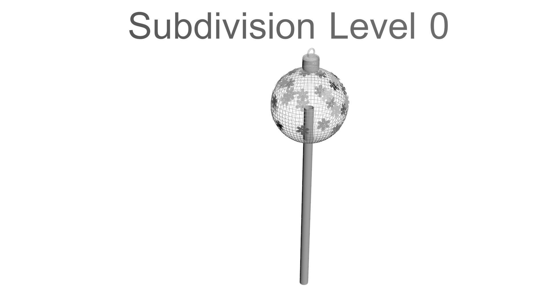 Christmas Cake Pops Set 3D model_61