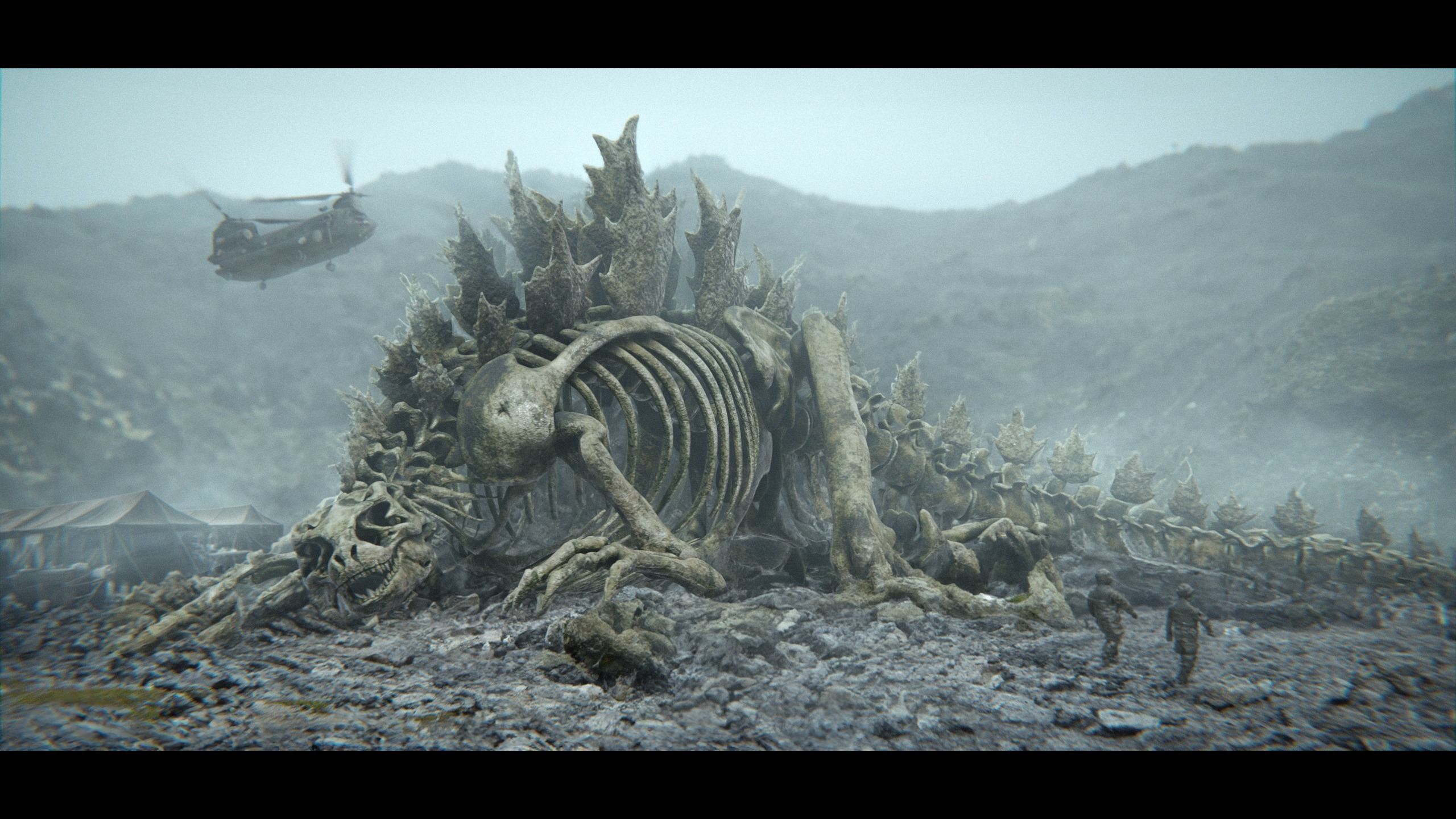 Godzilla Skeleton  Low-poly 3D model_26