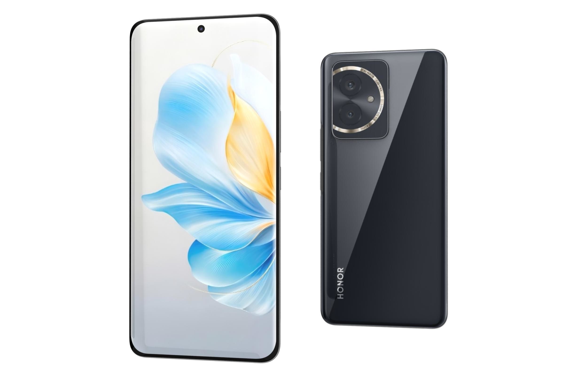 Honor 100 Black 3D model_5