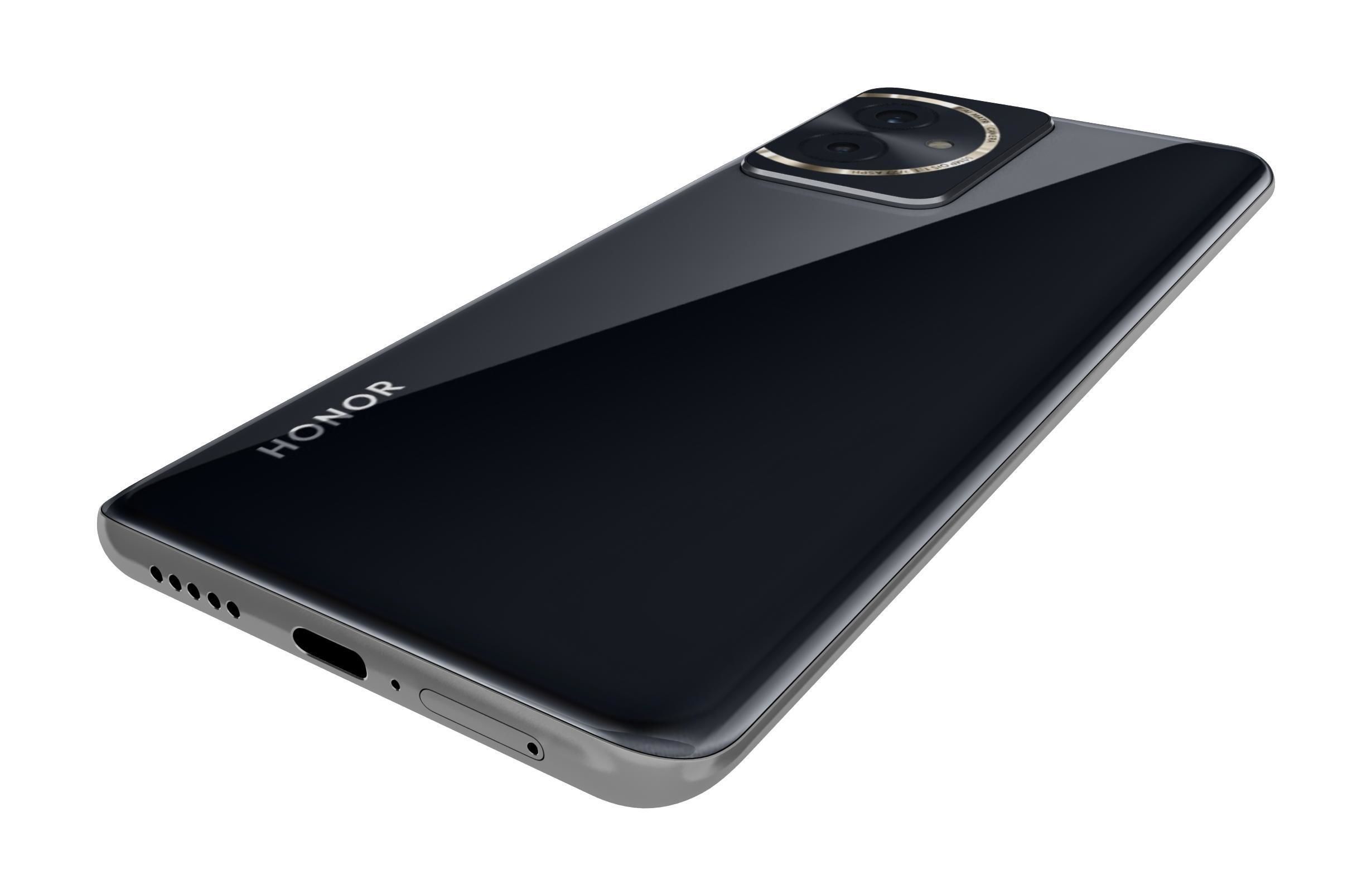 Honor 100 Black 3D model_13