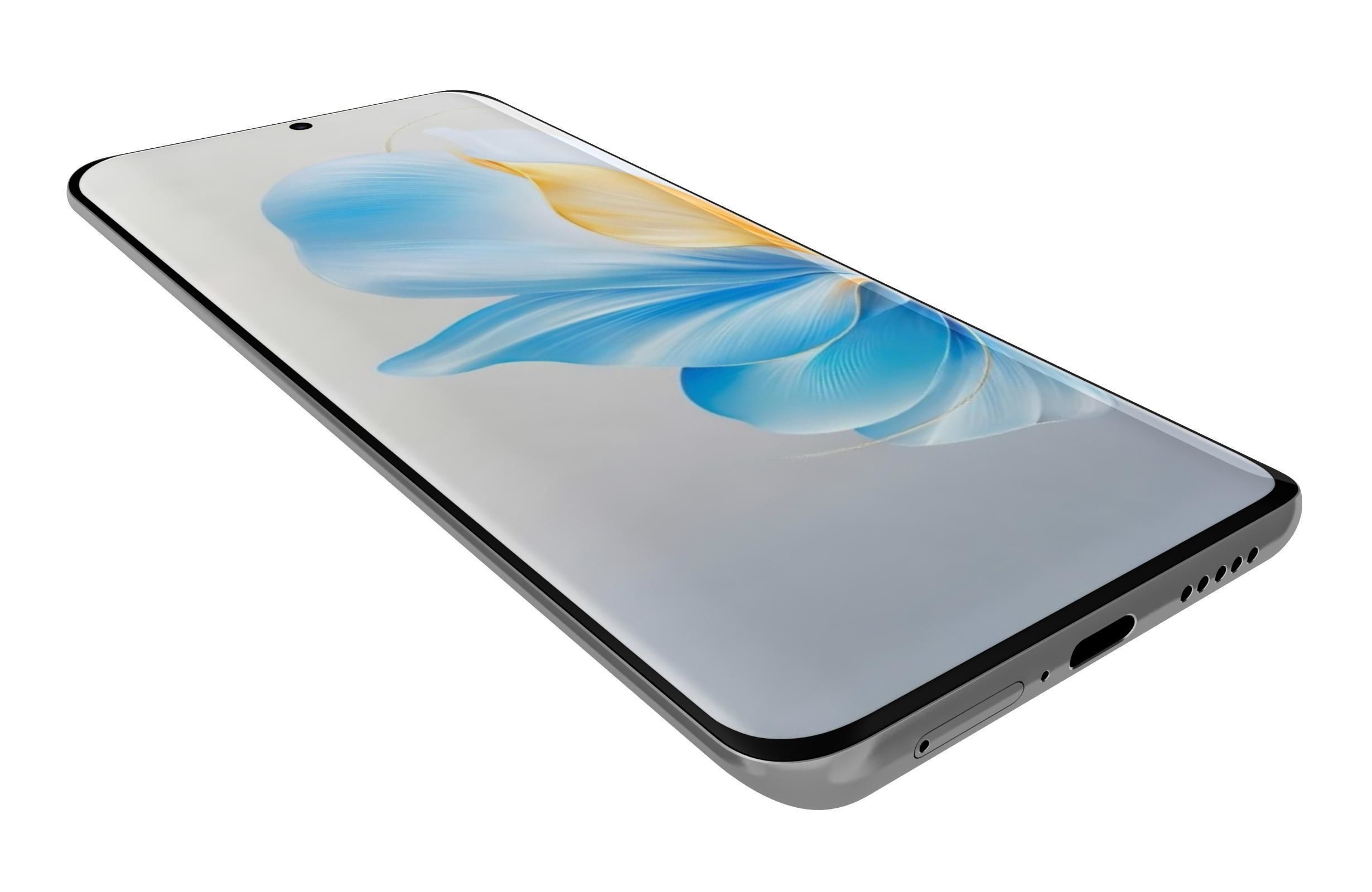 Honor 100 Black 3D model_14