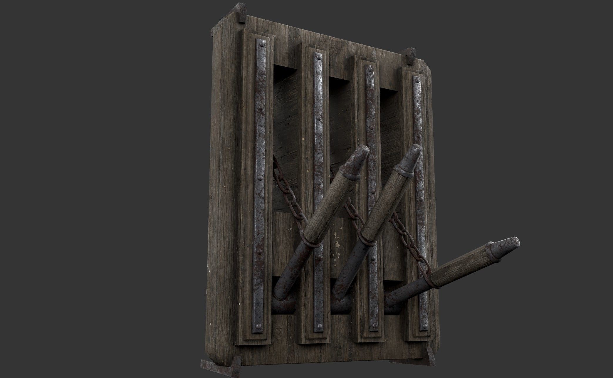 Door Opener Low-poly 3D model_1