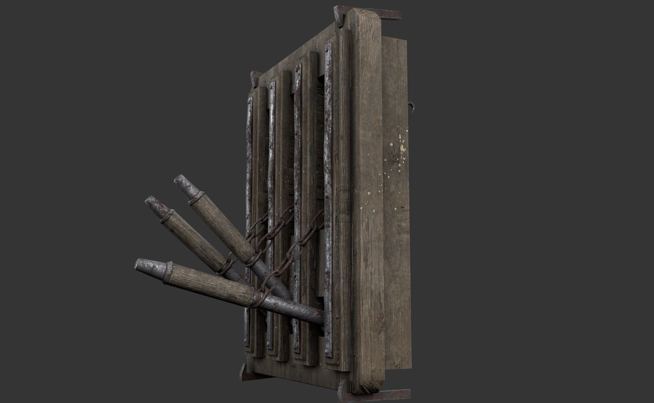 Door Opener Low-poly 3D model_2