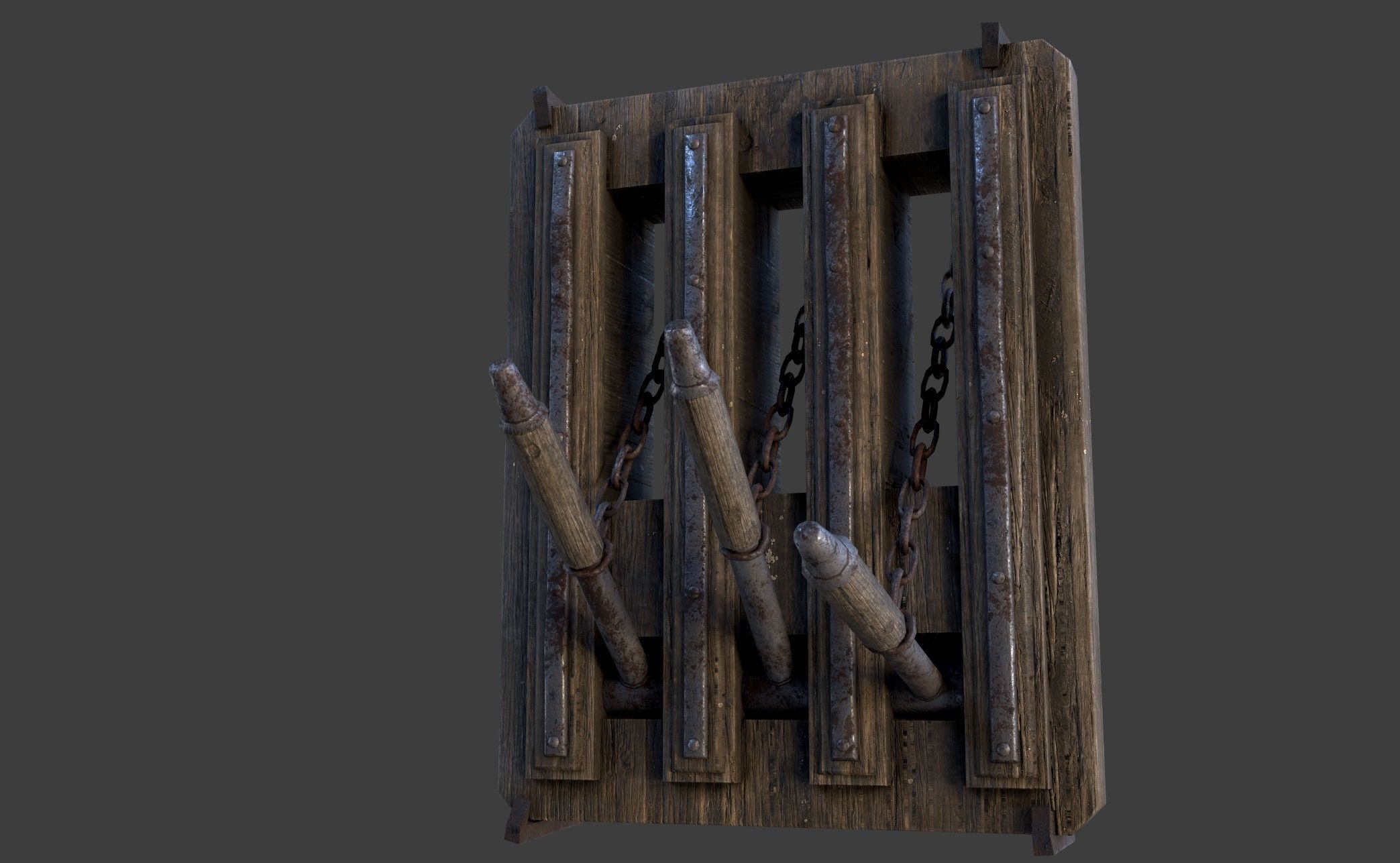 Door Opener Low-poly 3D model_11