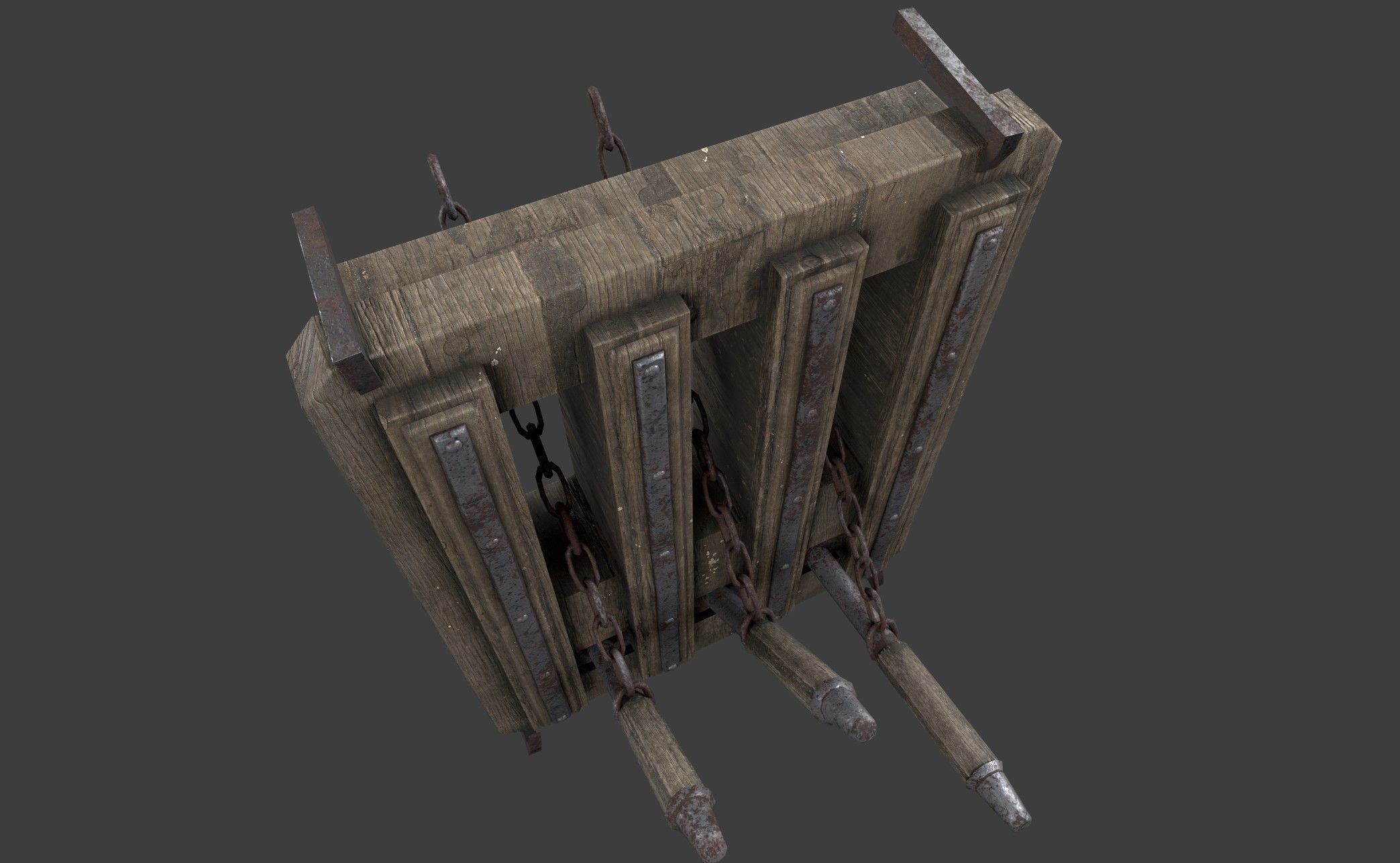 Door Opener Low-poly 3D model_9