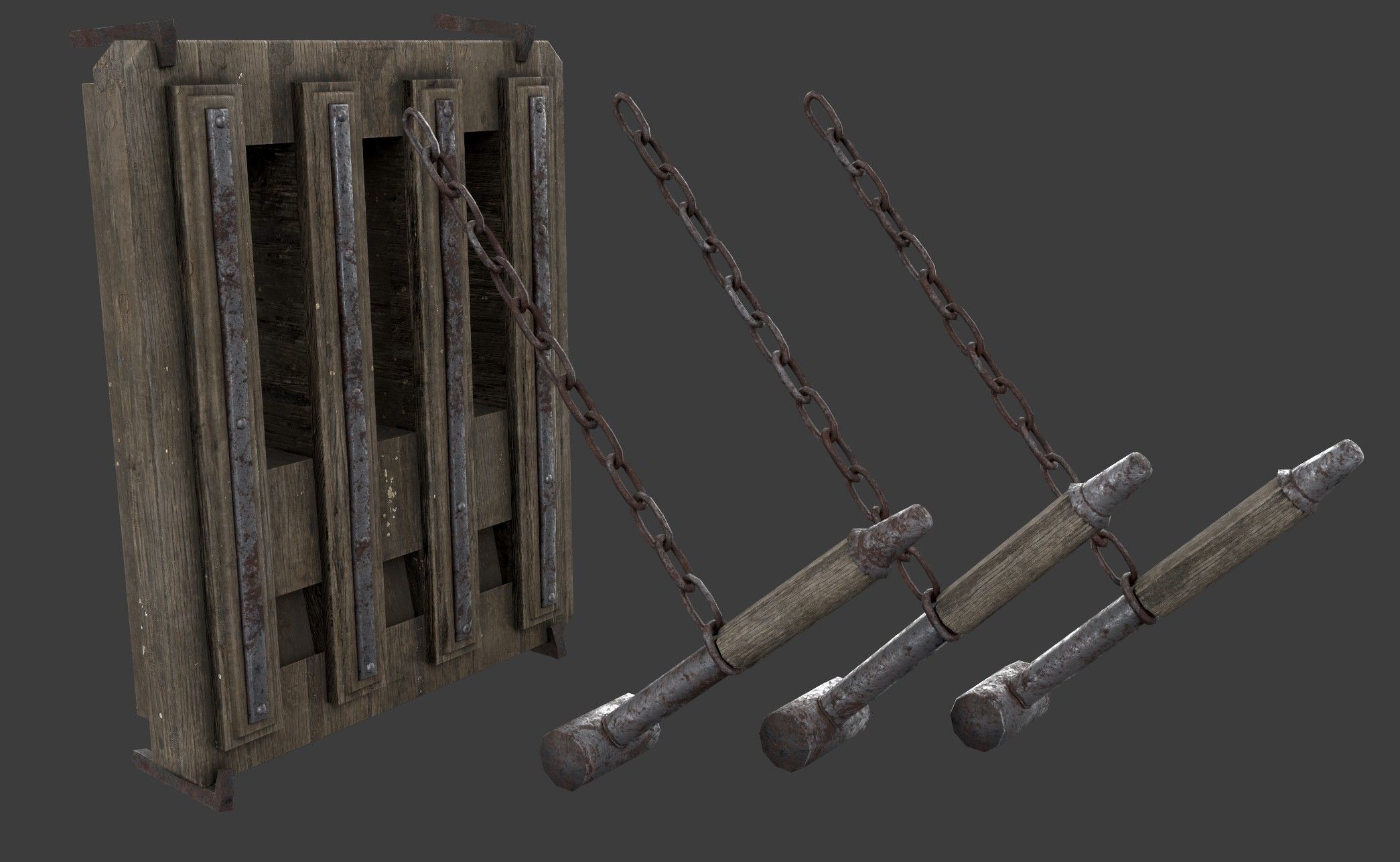 Door Opener Low-poly 3D model_12