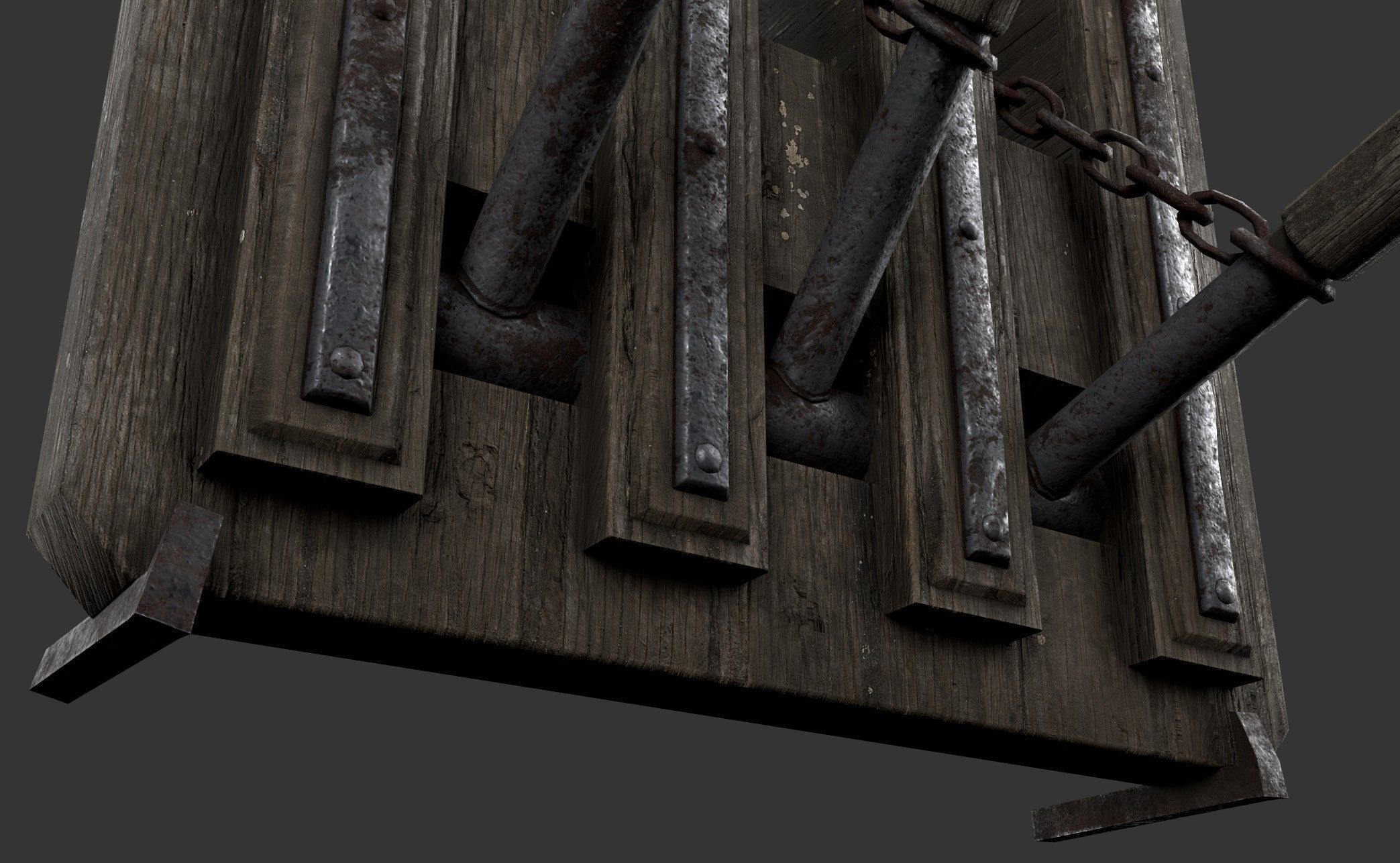 Door Opener Low-poly 3D model_8