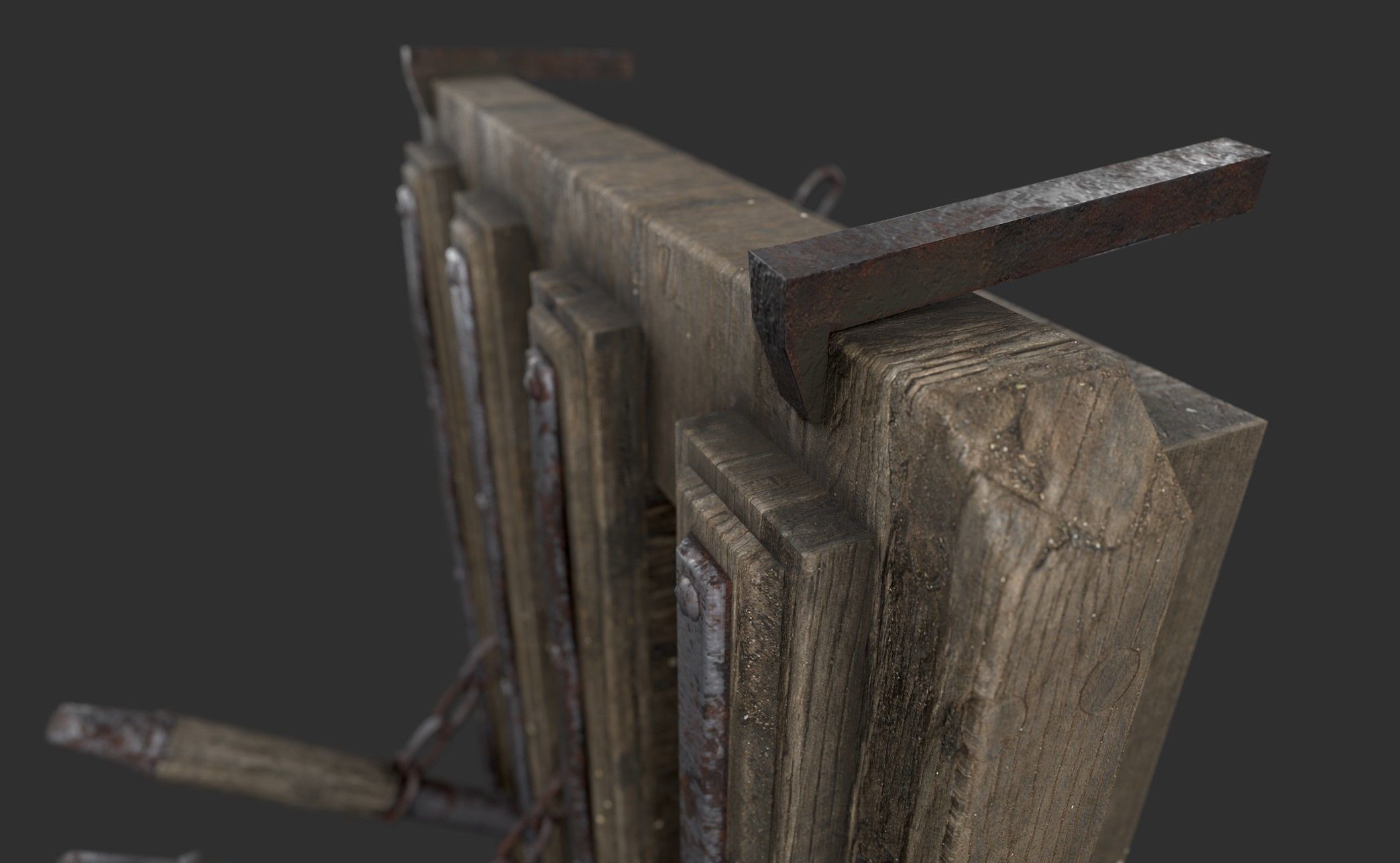 Door Opener Low-poly 3D model_6