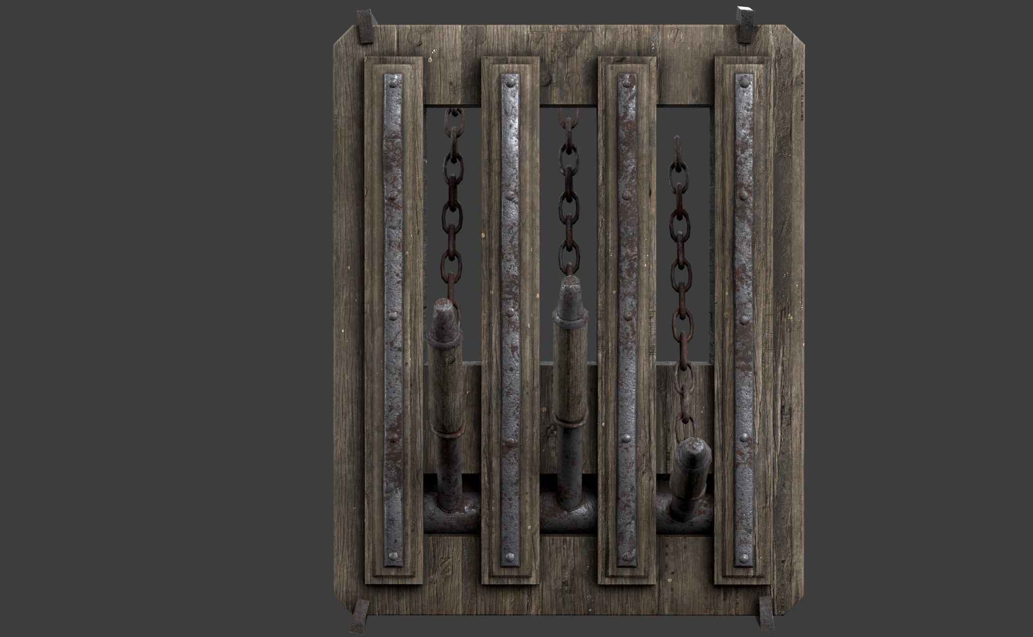 Door Opener Low-poly 3D model_10