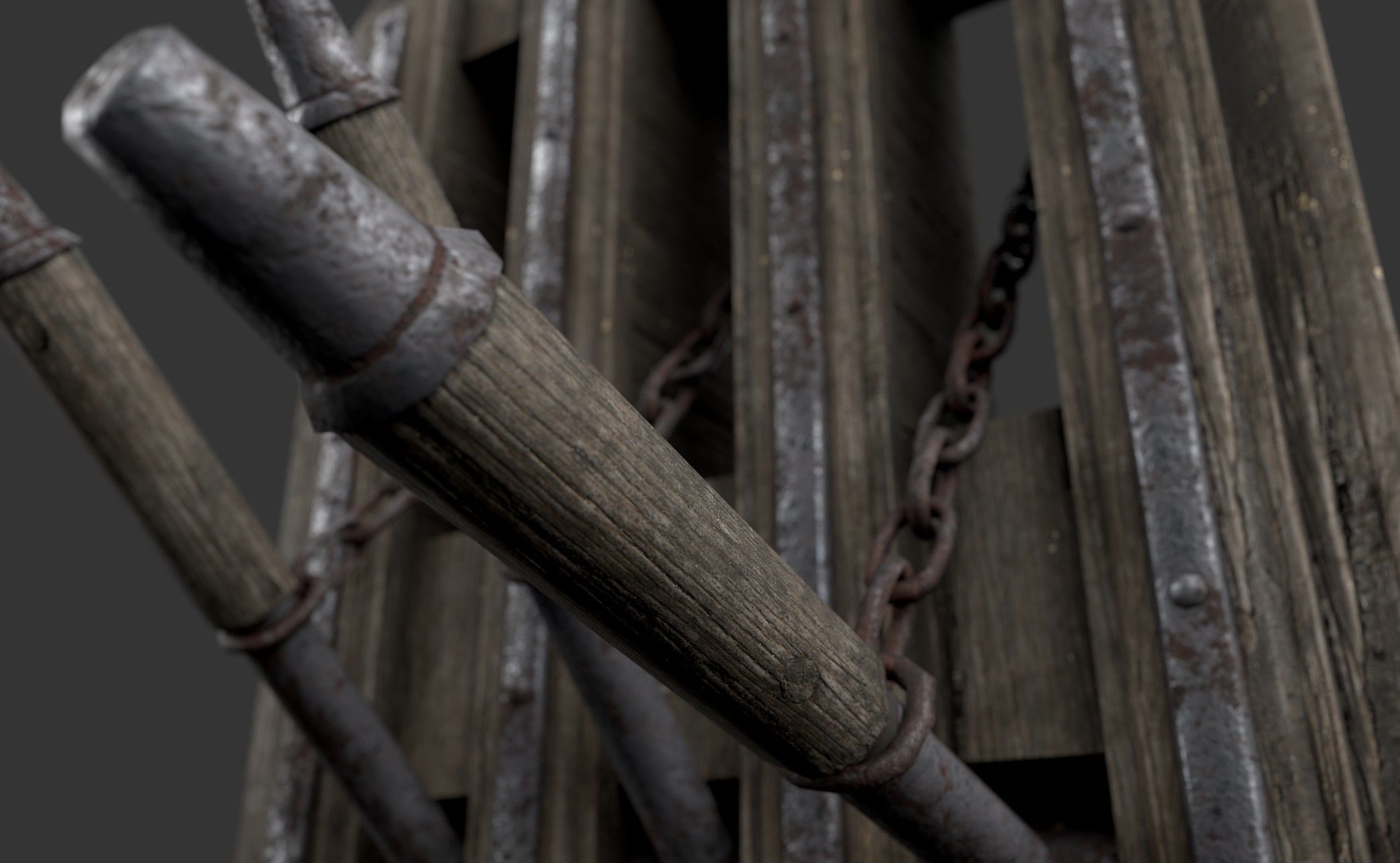 Door Opener Low-poly 3D model_7