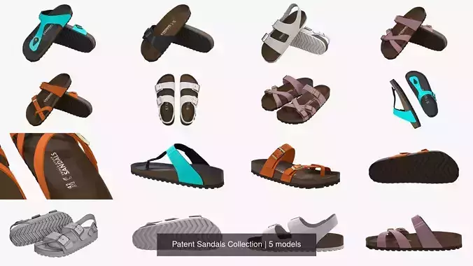 Patent Sandals Collection