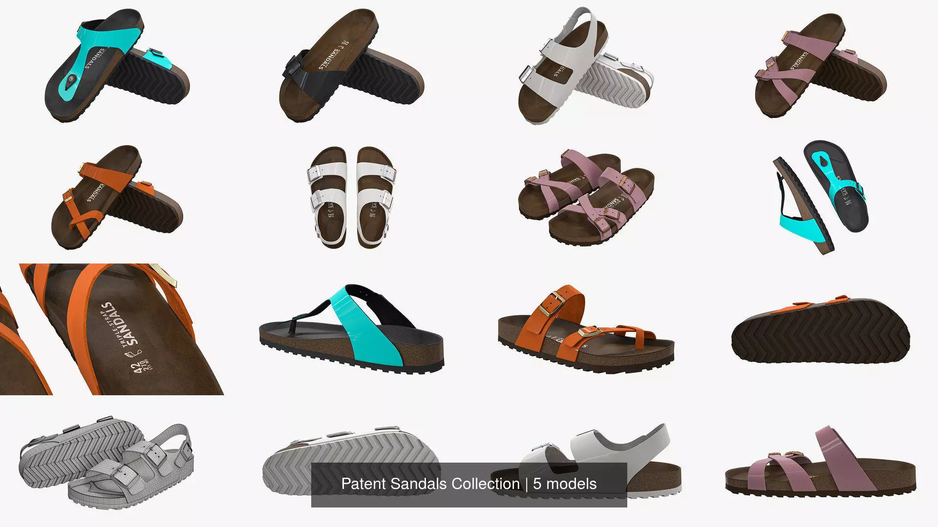 Patent Sandals Collection _1