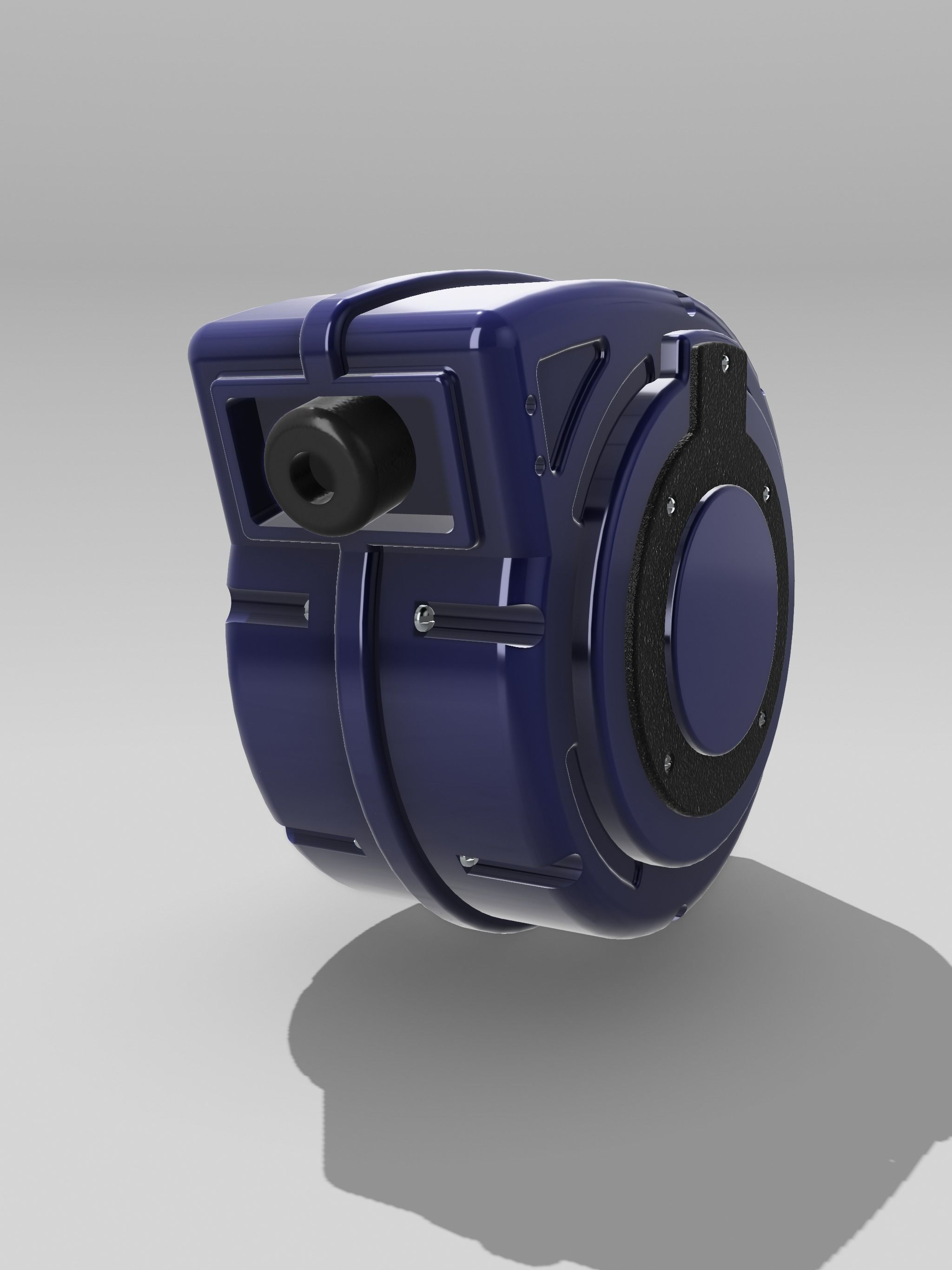 Diorama Retractable Air Hose Reel 3D print model_13