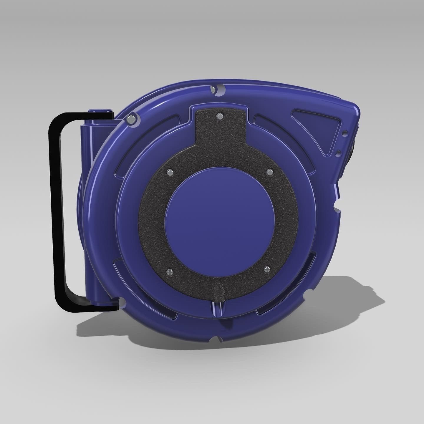 Diorama Retractable Air Hose Reel 3D print model_3