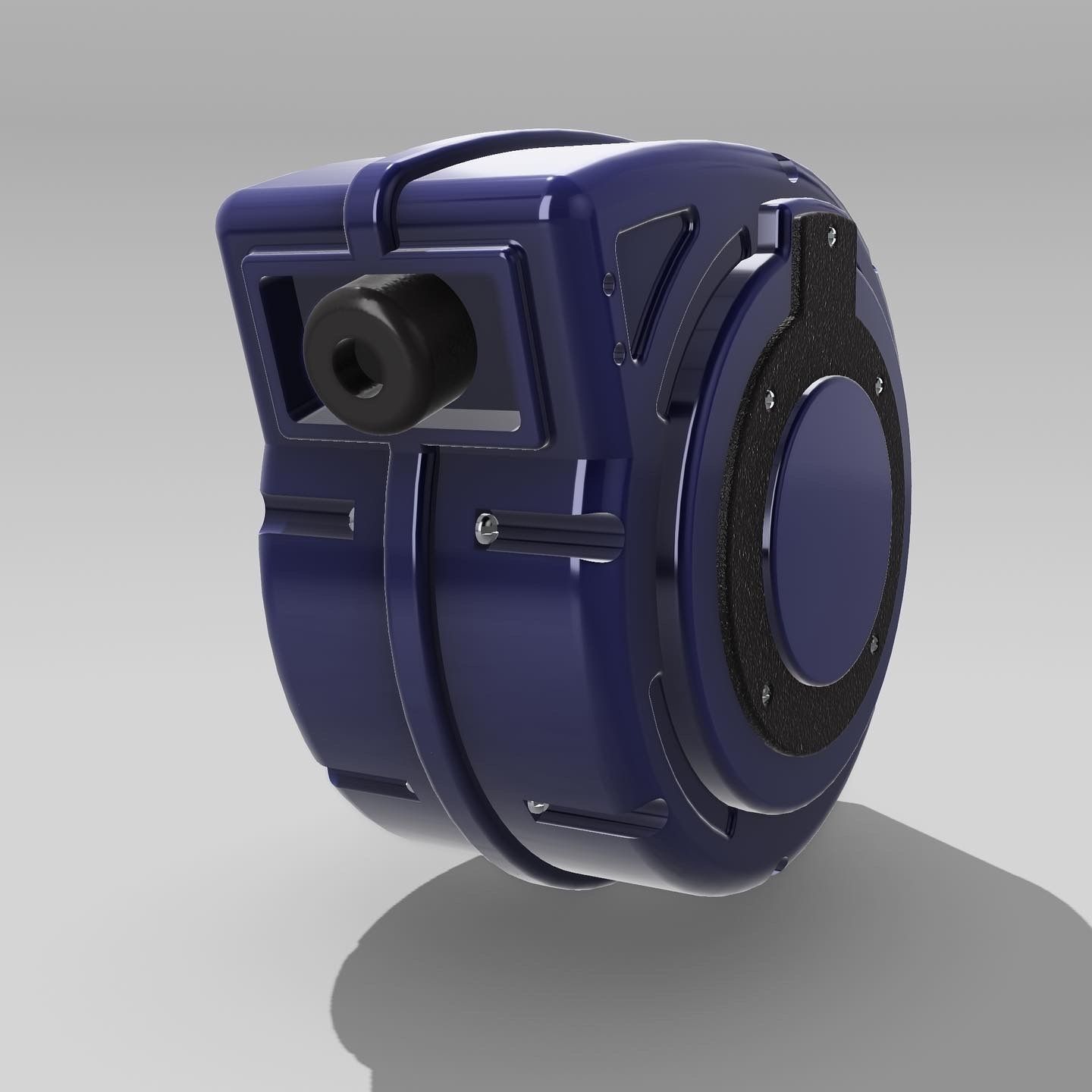 Diorama Retractable Air Hose Reel 3D print model_1