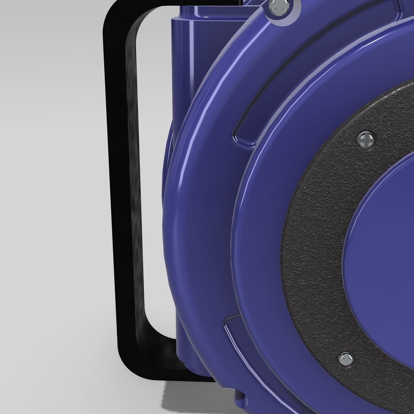 Diorama Retractable Air Hose Reel 3D print model_4