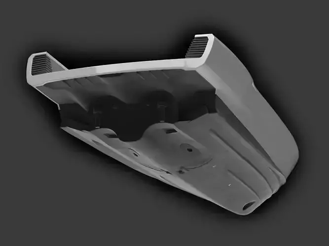 Yacht hull highpoly 3D model