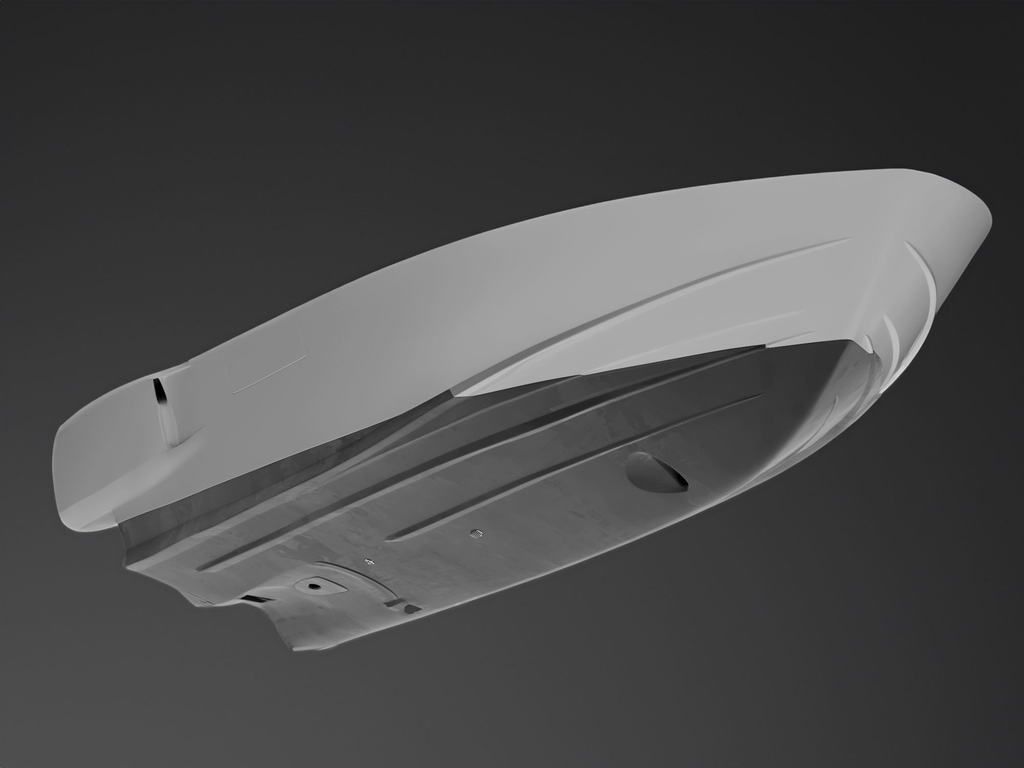 Yacht hull highpoly 3D model_6