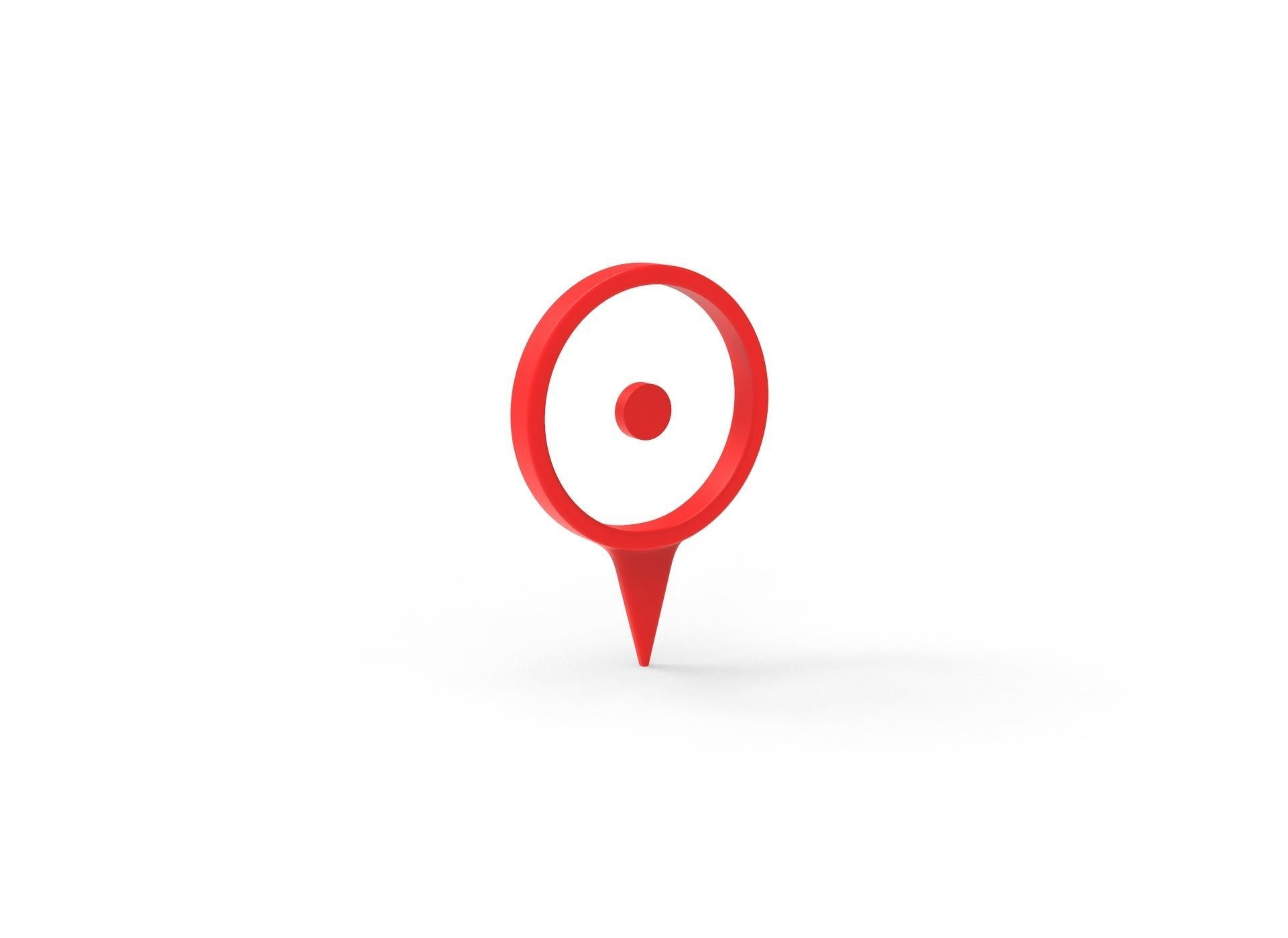 Map Pointer Basic v001 Low-poly 3D model_1