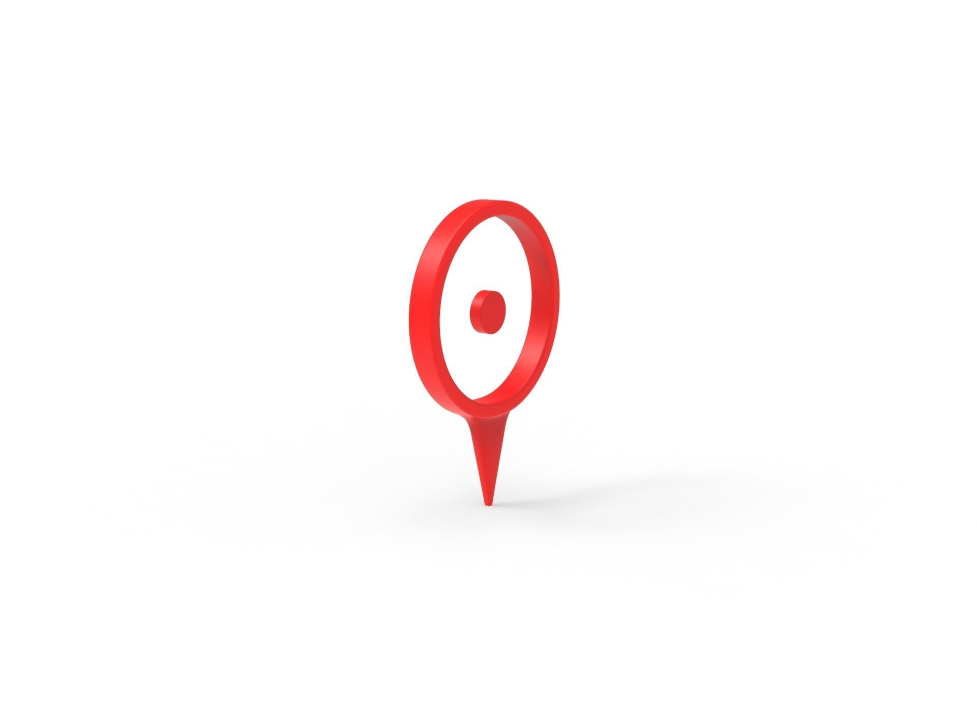 Map Pointer Basic v001 Low-poly 3D model_3