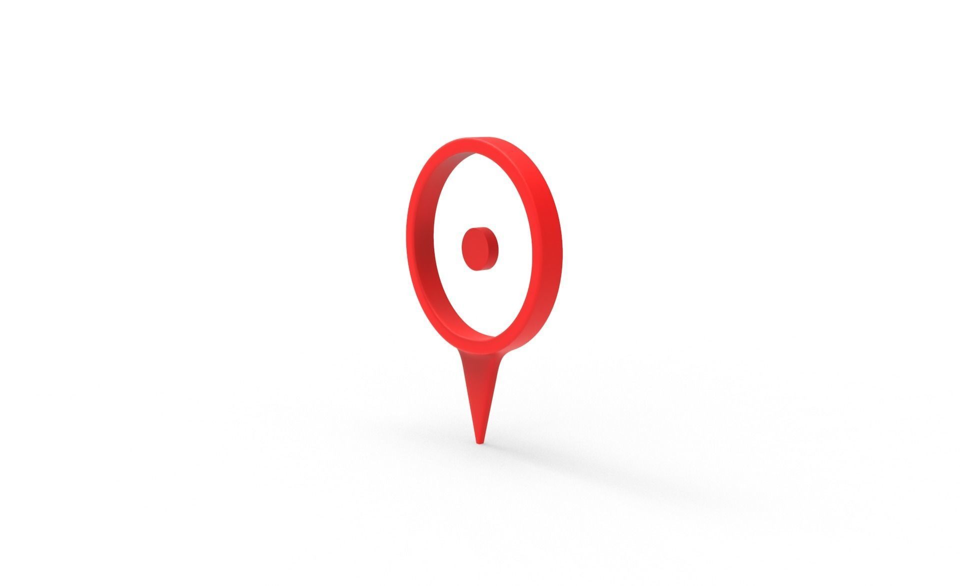 Map Pointer Basic v001 Low-poly 3D model_4