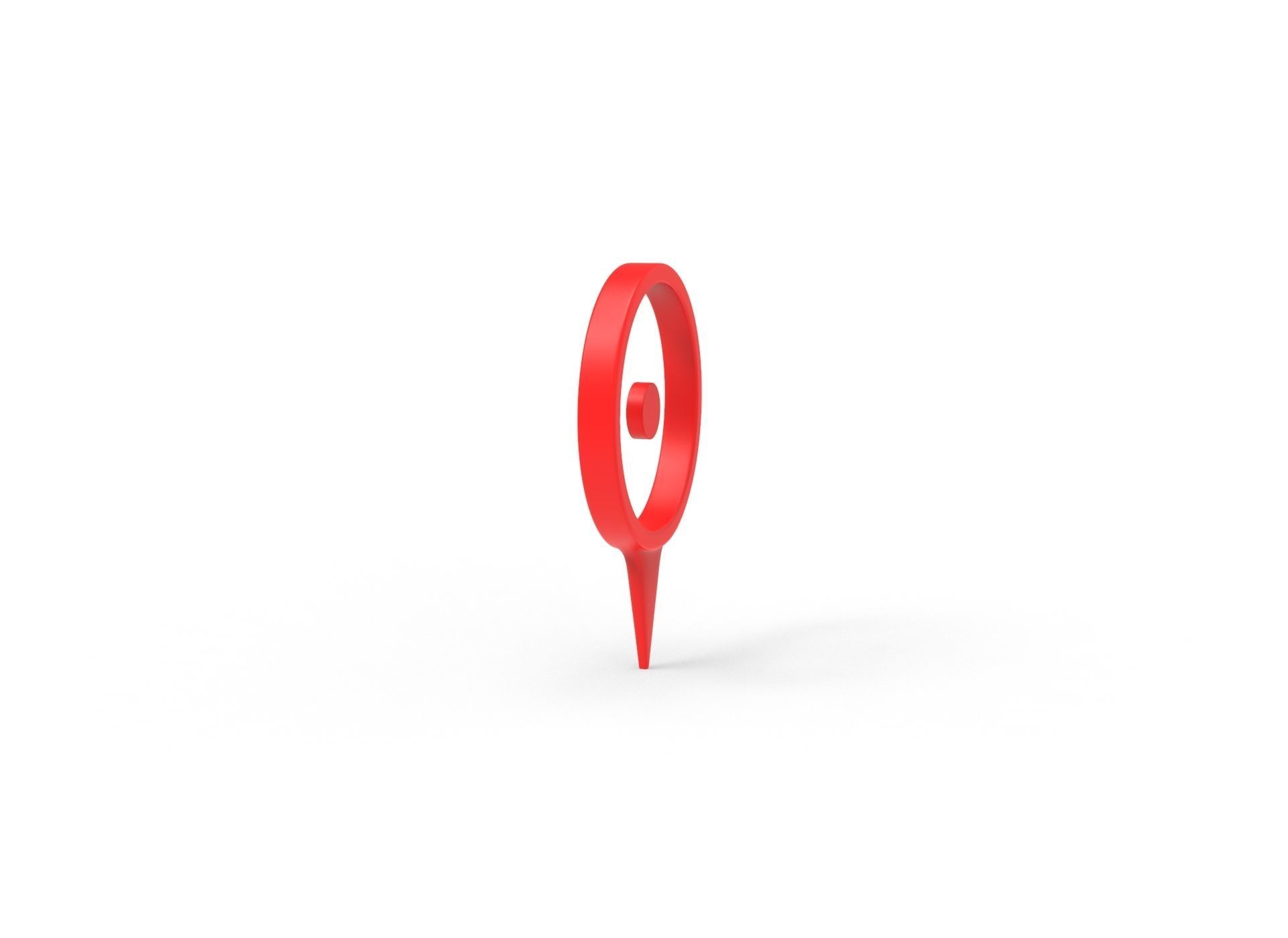 Map Pointer Basic v001 Low-poly 3D model_5