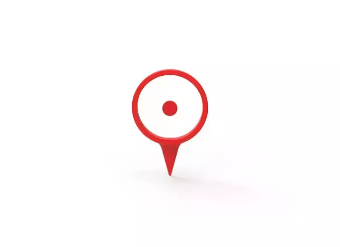 Map Pointer Basic v001 Low-poly 3D model Map Pointer Basic v001 Low-poly 3D model