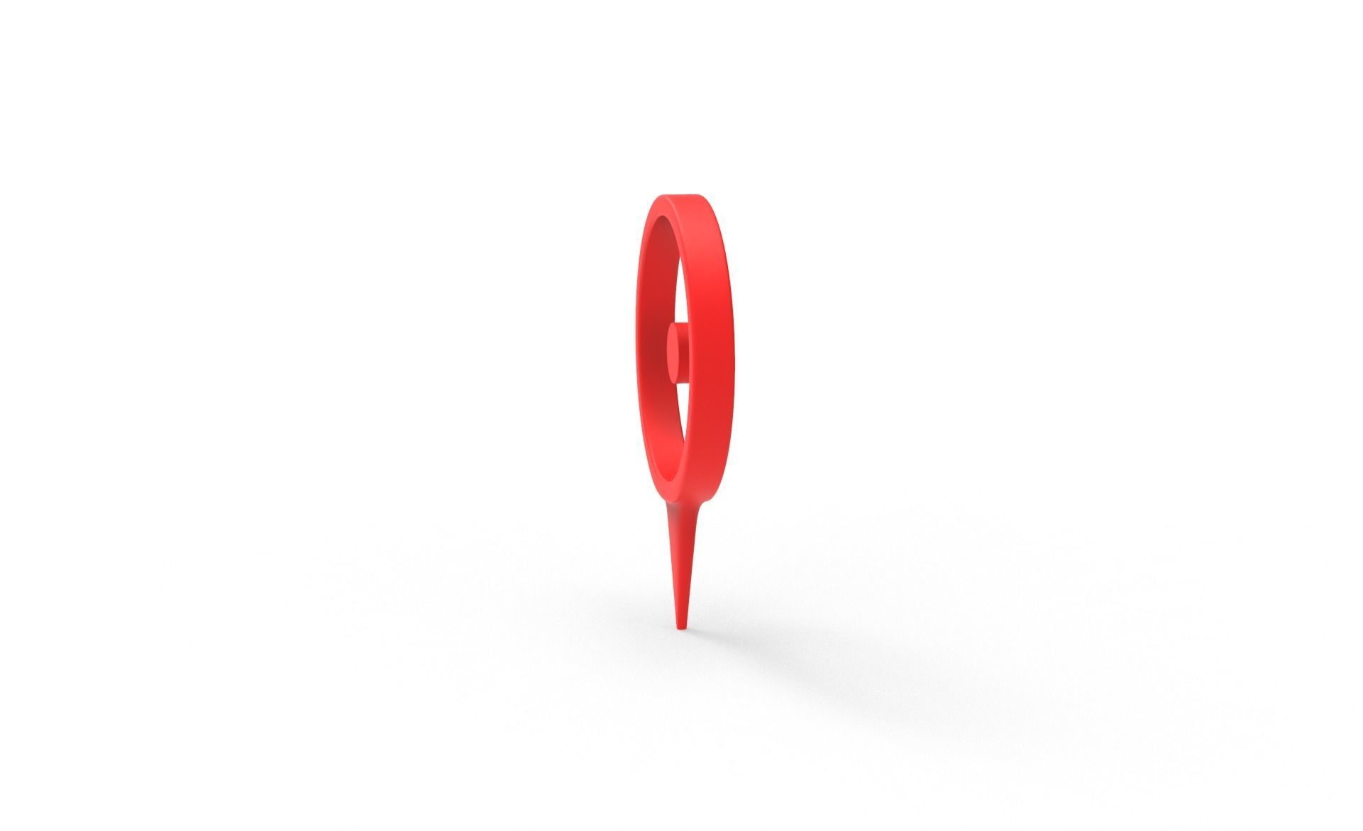 Map Pointer Basic v001 Low-poly 3D model_6