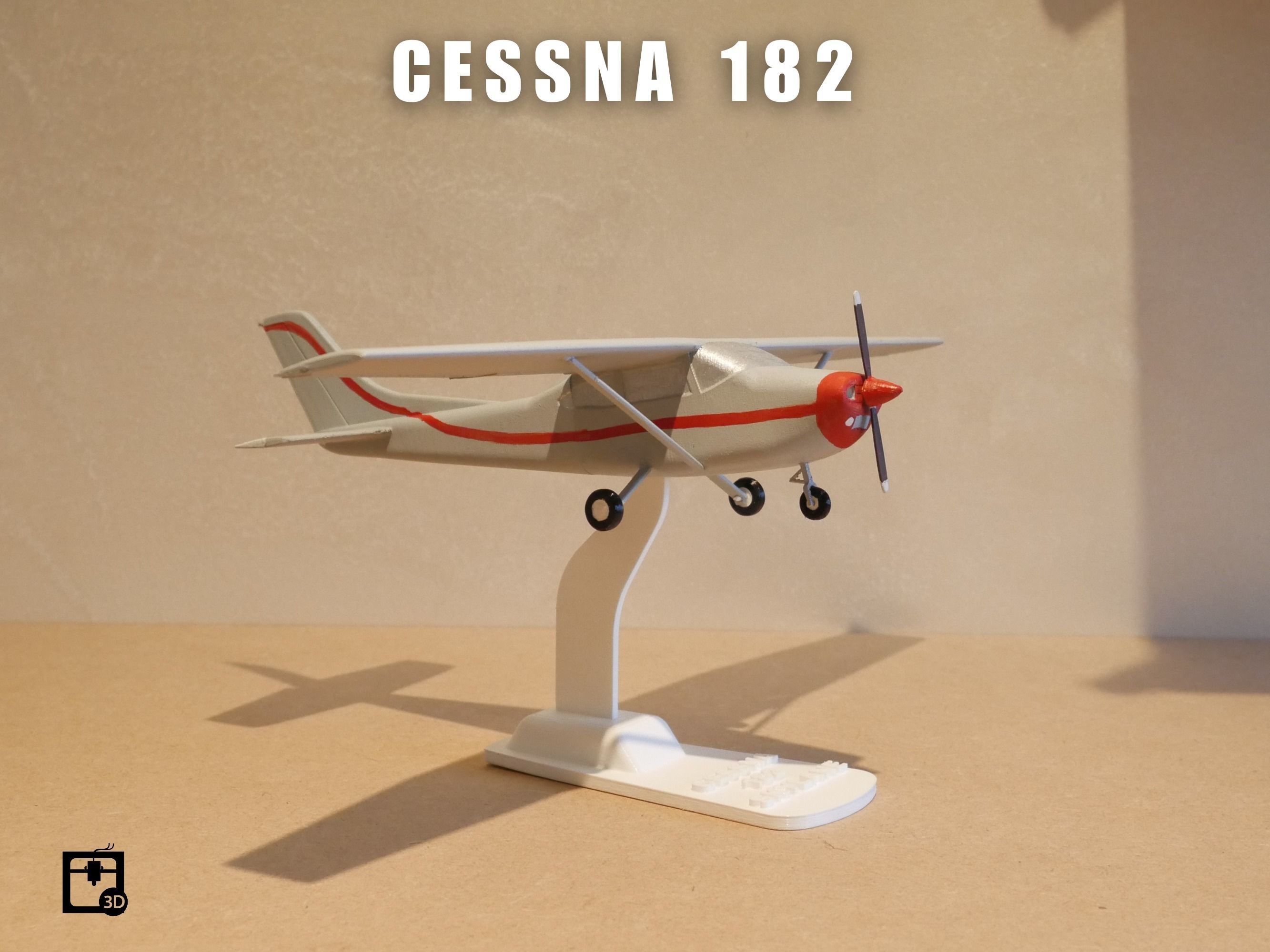 Cessna 182 Skylane - STL files for 3D printing 3D print model_12
