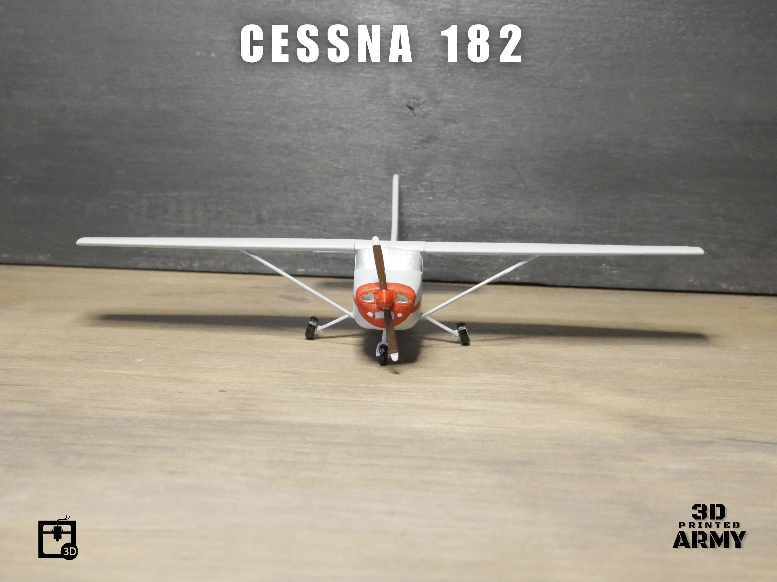 Cessna 182 Skylane - STL files for 3D printing 3D print model_17
