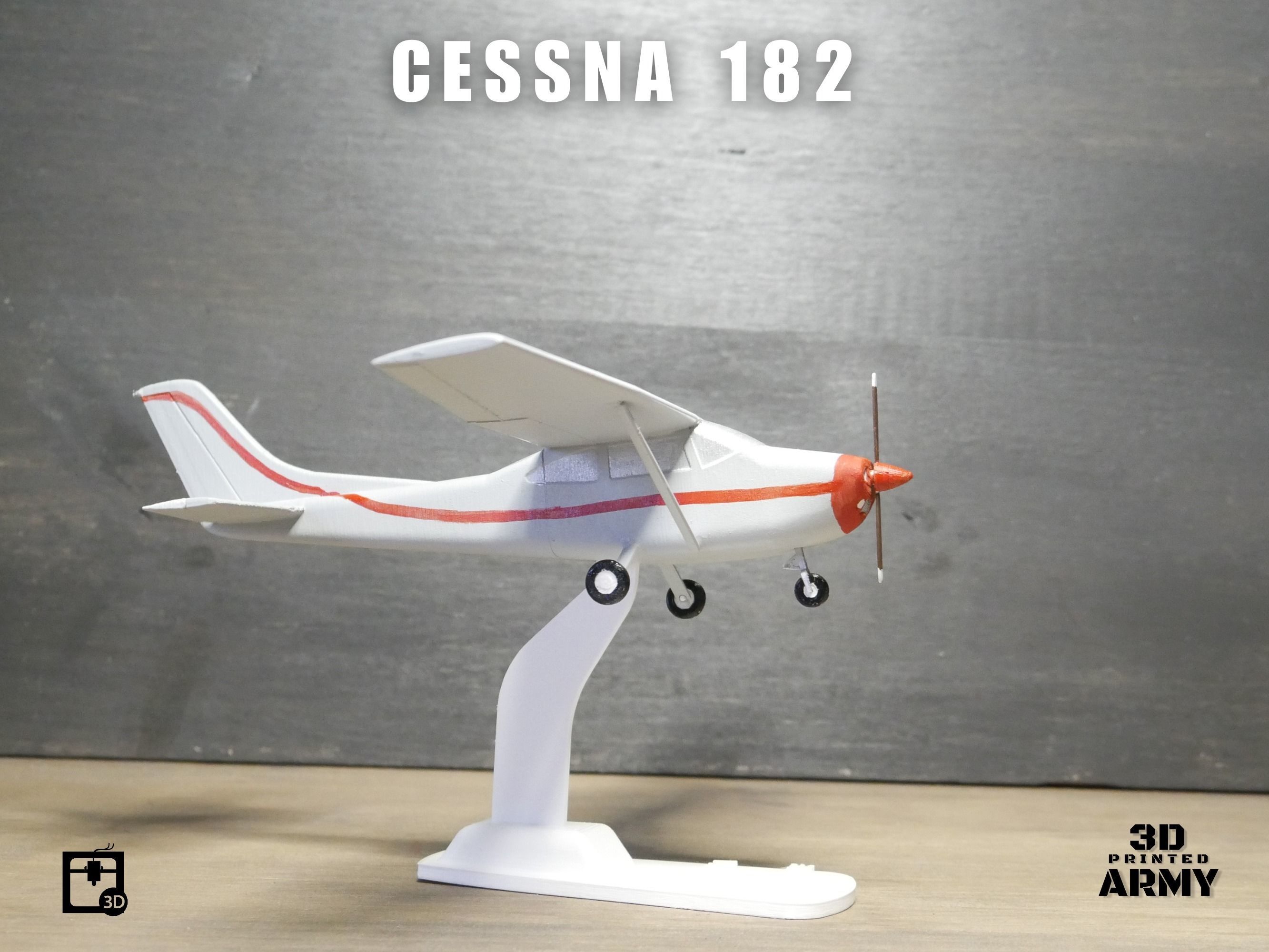 Cessna 182 Skylane - STL files for 3D printing 3D print model_13