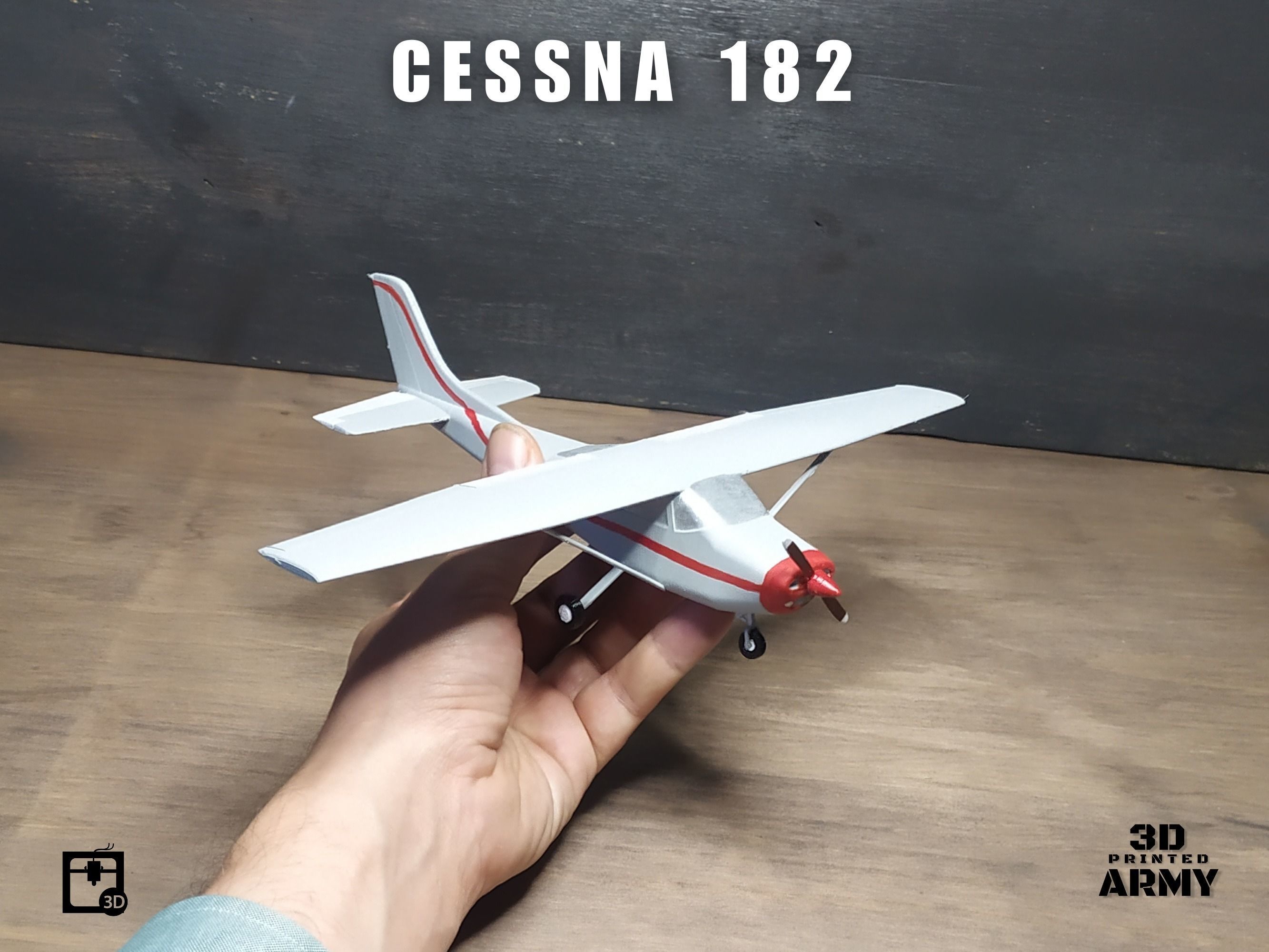 Cessna 182 Skylane - STL files for 3D printing 3D print model_19
