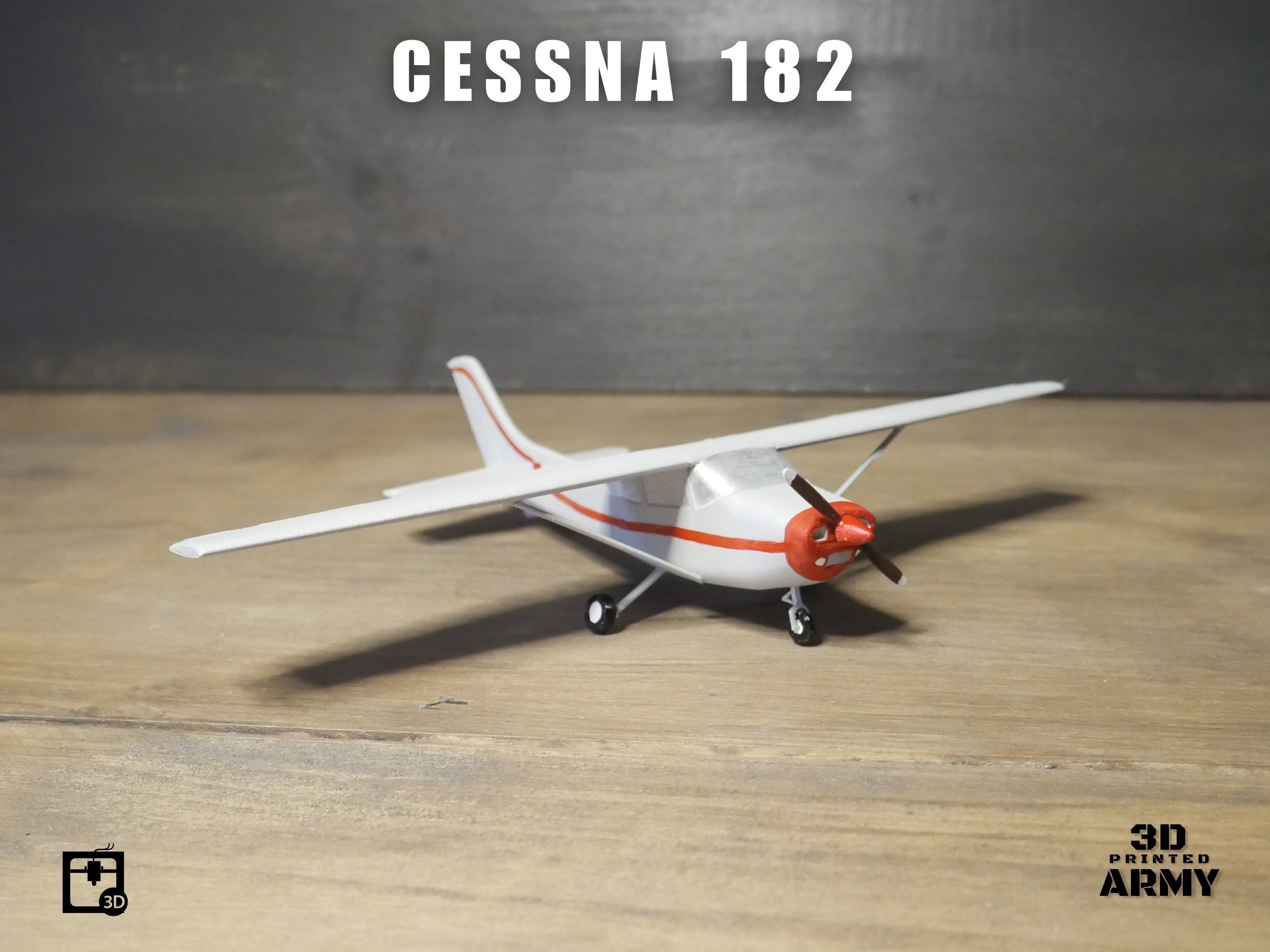Cessna 182 Skylane - STL files for 3D printing 3D print model_8