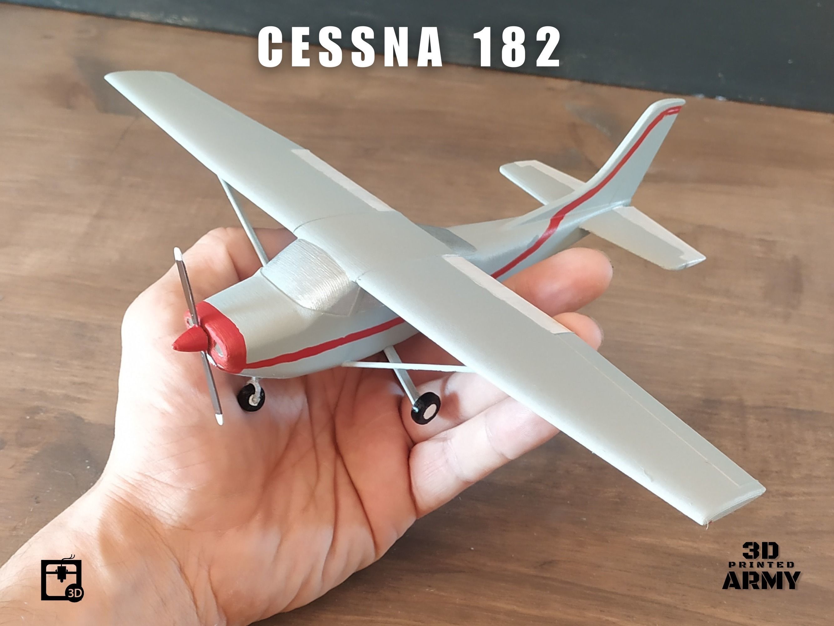 Cessna 182 Skylane - STL files for 3D printing 3D print model_6