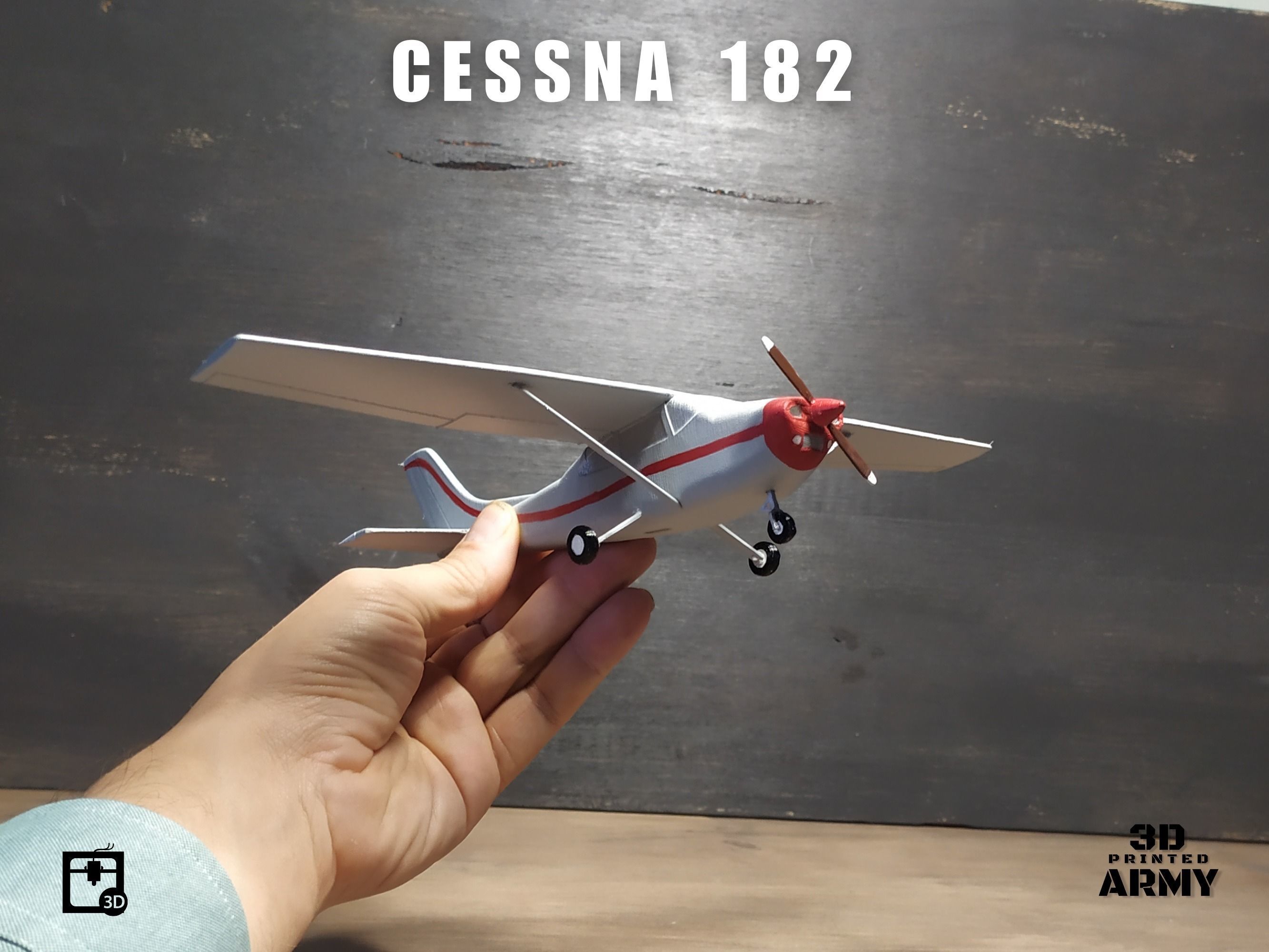 Cessna 182 Skylane - STL files for 3D printing 3D print model_15