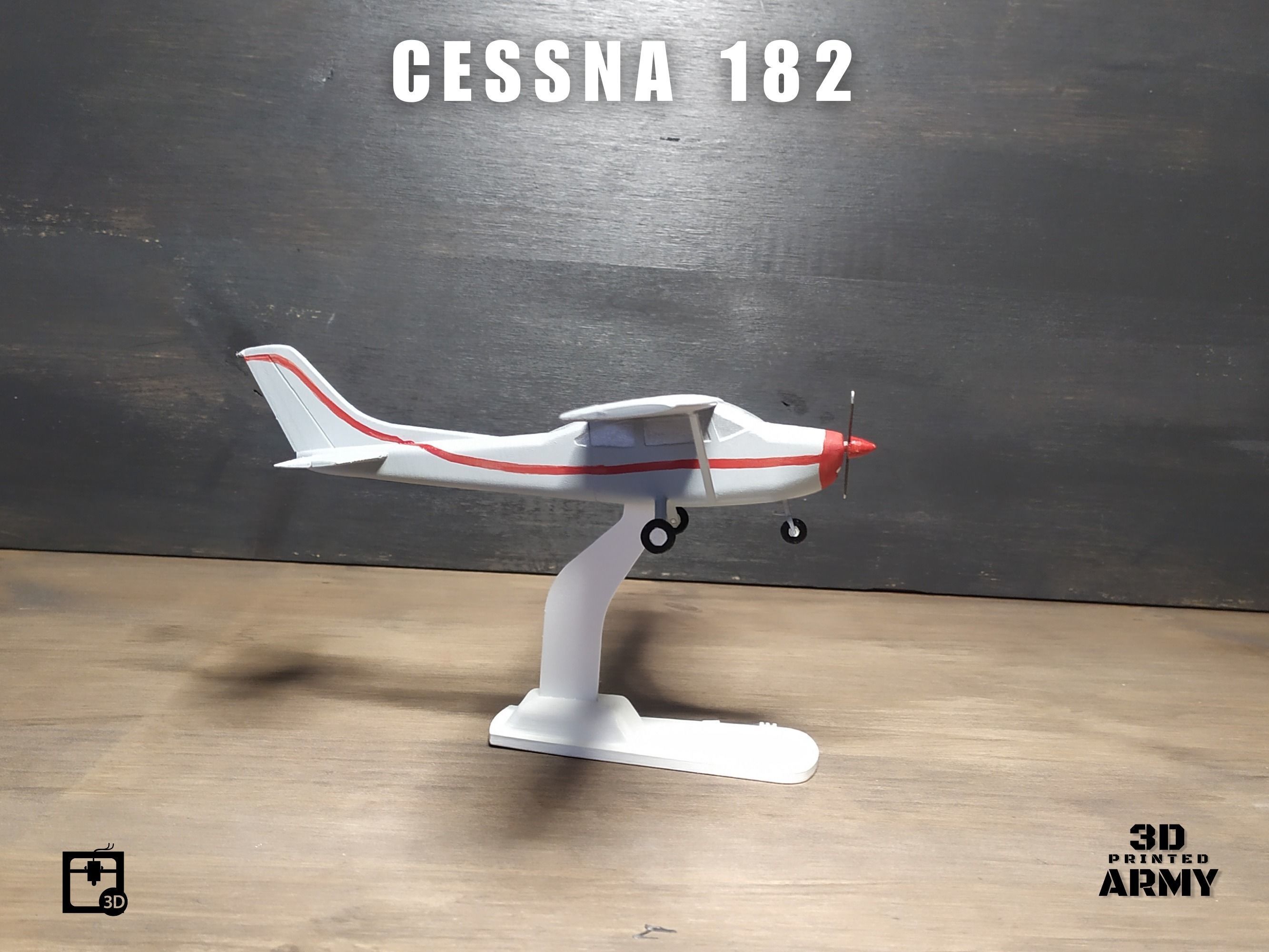 Cessna 182 Skylane - STL files for 3D printing 3D print model_16