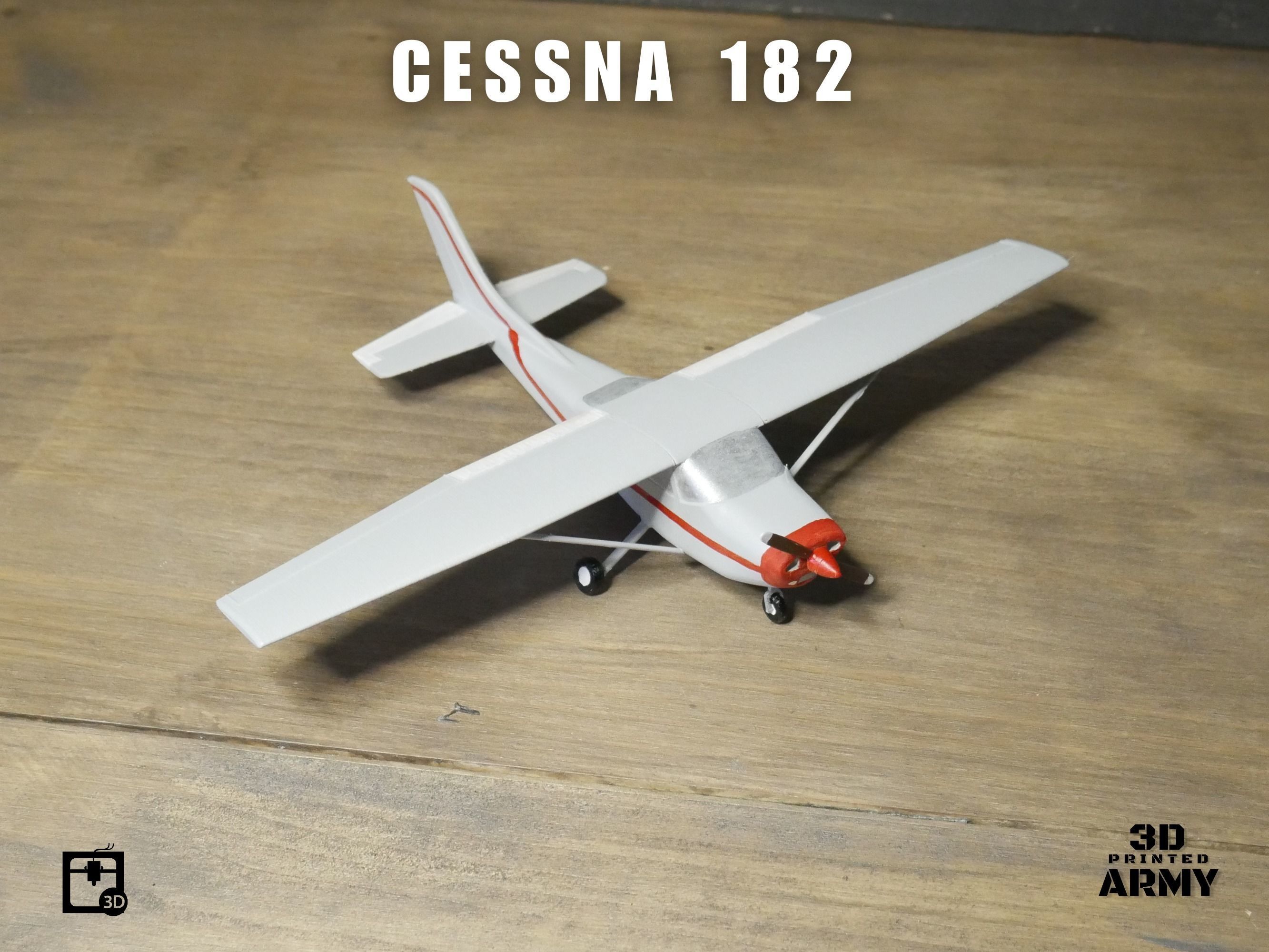 Cessna 182 Skylane - STL files for 3D printing 3D print model_11