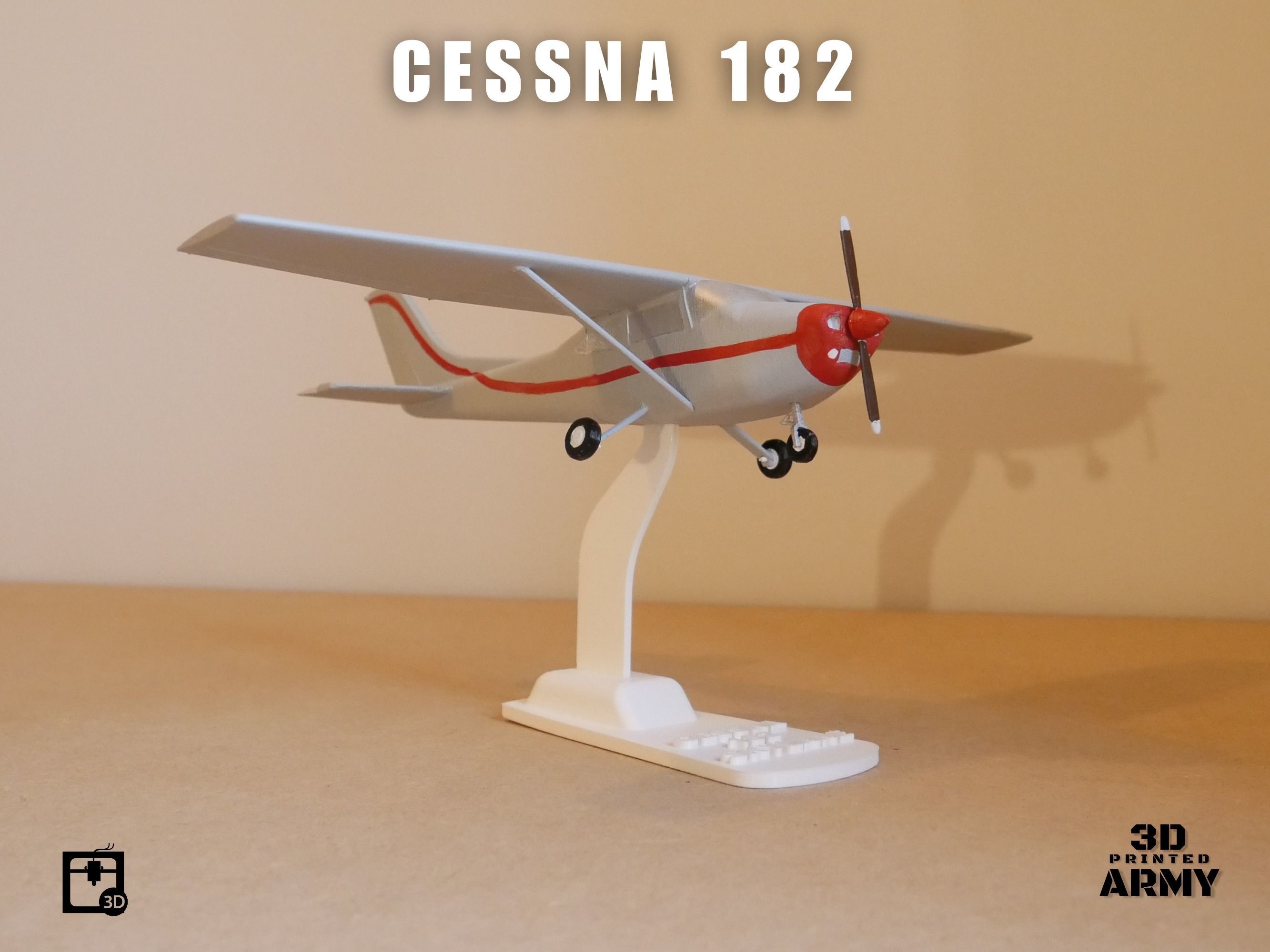 Cessna 182 Skylane - STL files for 3D printing 3D print model_18