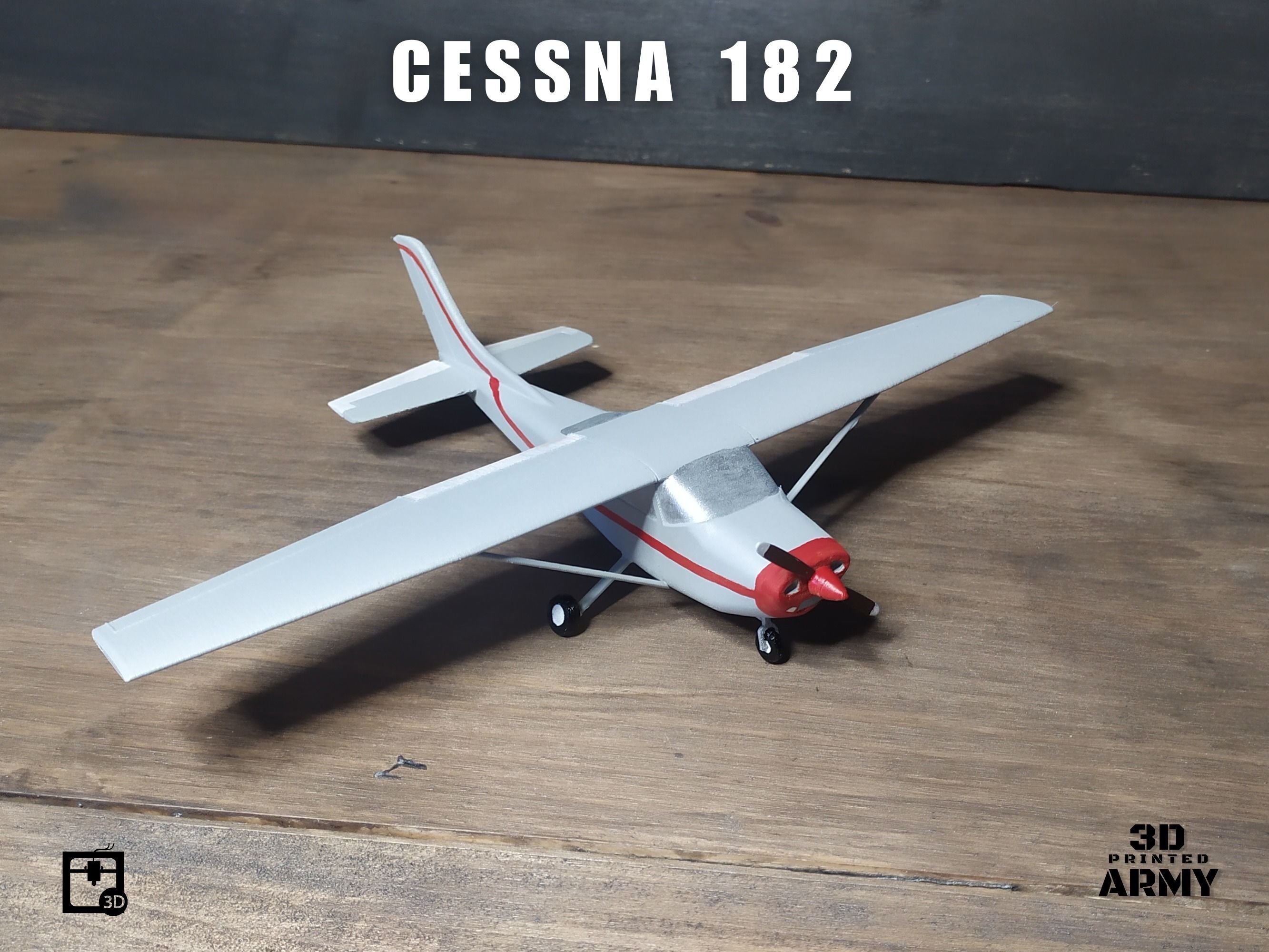 Cessna 182 Skylane - STL files for 3D printing 3D print model_9